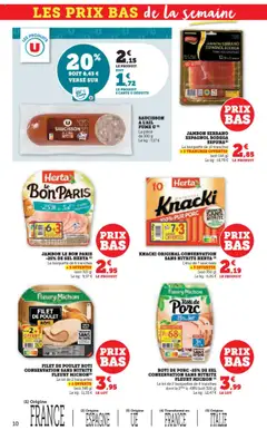  | Page: 10 | Produits: Saucisson, Sel, Jambon, Porc