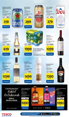 Tesco akciós ujság - amely érvényes a következő dátumtól: 24.07.2025 | Oldal: 26 | Termékek: Heineken, Gösser, Dobozos sör, Alkoholmentes sör