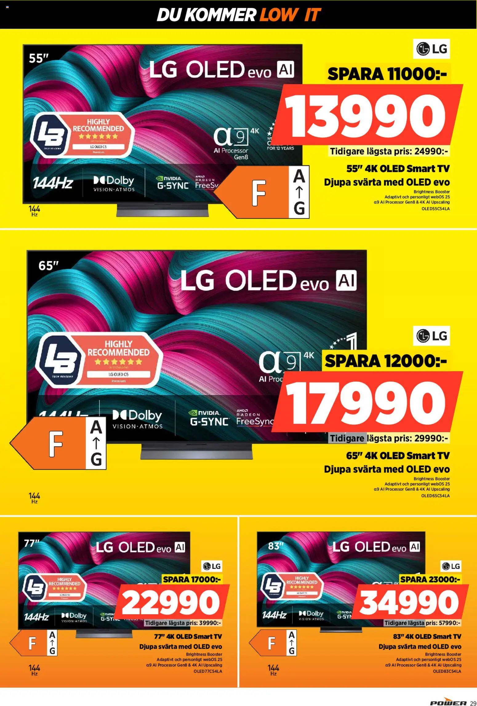 Power reklamblad aktuell från 05.01.2026 | Sida: 29 | Produkter: Smart tv, Tv