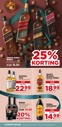Johnnie Walker Whisky, Alle flessen à 70 cl Prijsvoorbeeld: Red label - Voorbeeld van een folder van Plus, geldig van 03.12.2025 | Pagina: 45