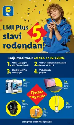 Katalog Lidl - Pregled kataloga iz trgovine Lidl, vrijedi od 09.03.2026 | Stranica: 5 | Proizvodi: Ventilator, Smartwatch, Sat, Playstation
