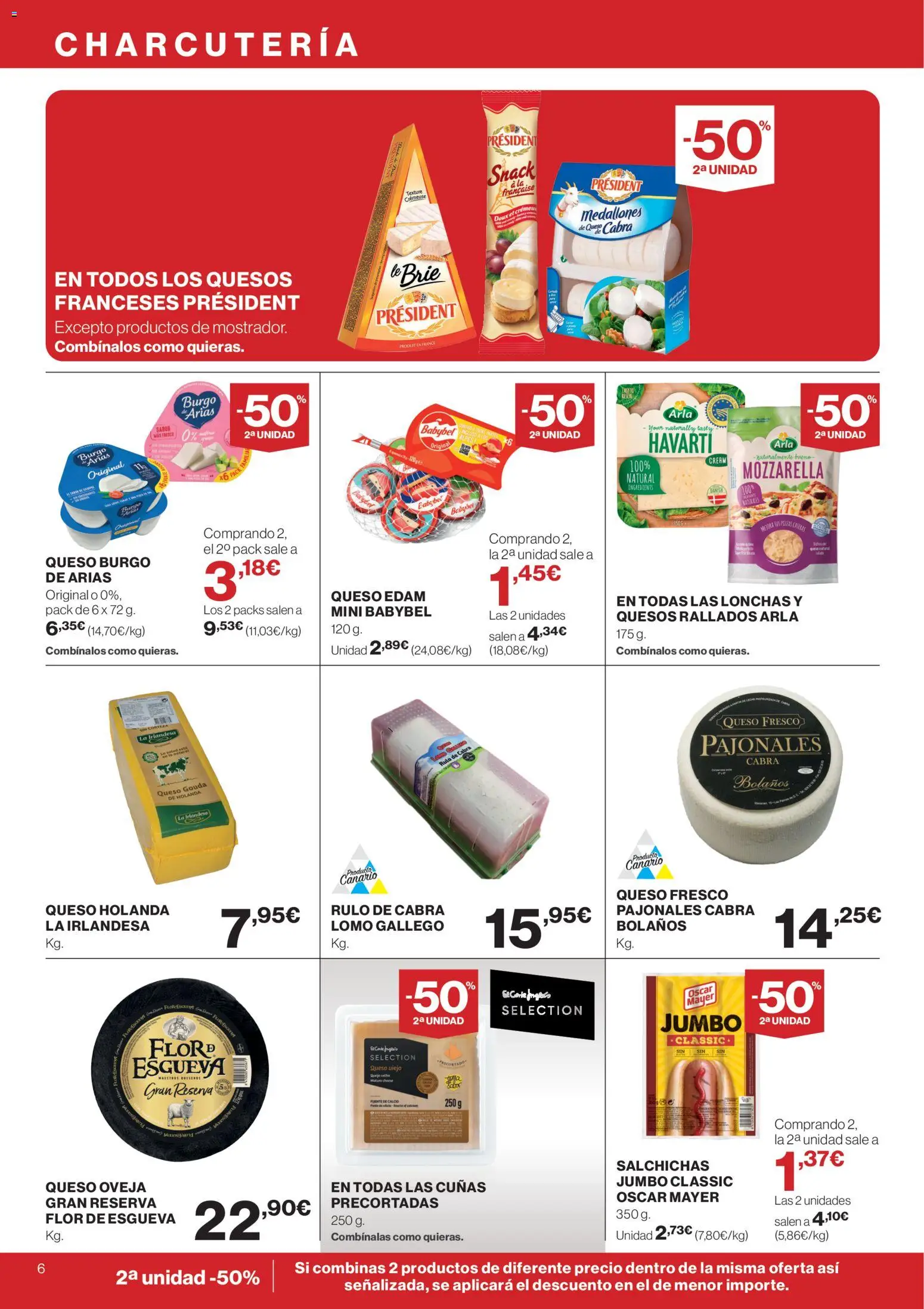 Supercor Canarias │ válido desde el 12.02.2026 | Página: 6 | Productos: Medallones, Queso, Queso fresco, Queso Gouda