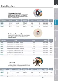 Makita-mainoslehti voimassa 24.03.2026 alkaen | Sivu: 313 | Tuotteet: Monitoimikone, Käsineet