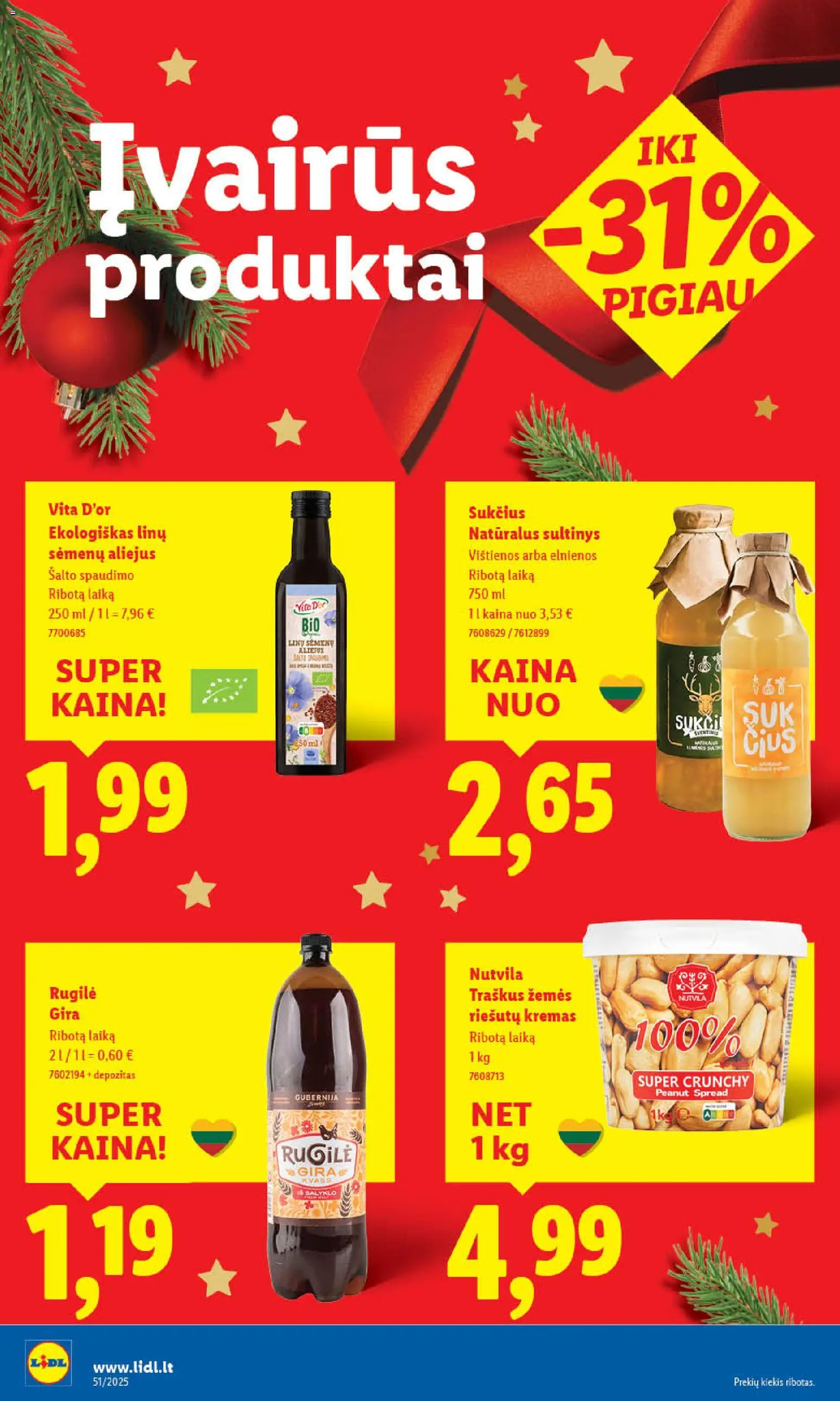 LIDL akcijos nuo 18.12.2025 | Puslapis: 46 | Prekių: Vištienos, Kremas, Aliejus