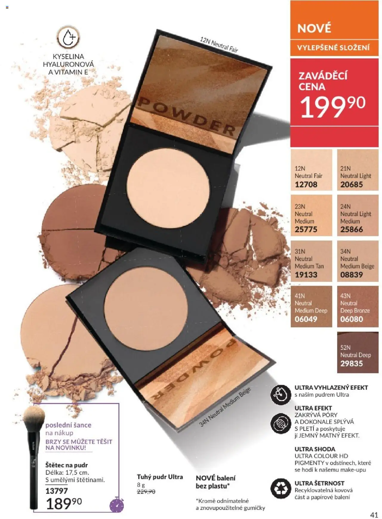 Avon katalog 6/2025 od 01.06.2025 | Strana: 41 | Produkty: Makeup, Pudr, Štětec