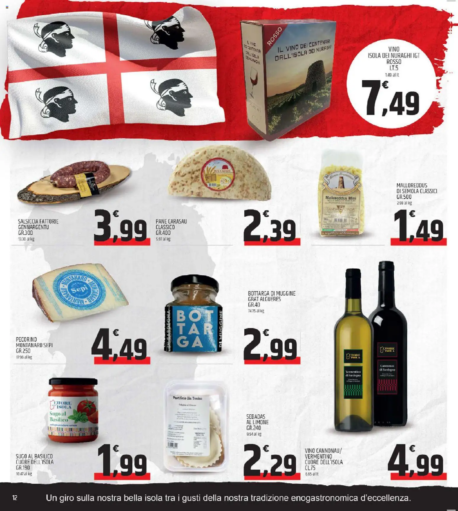 Volantino ARD Discount del 13.11.2025 | Pagina: 12 | Prodotti: Pane, Limone, Basilico, Sugo