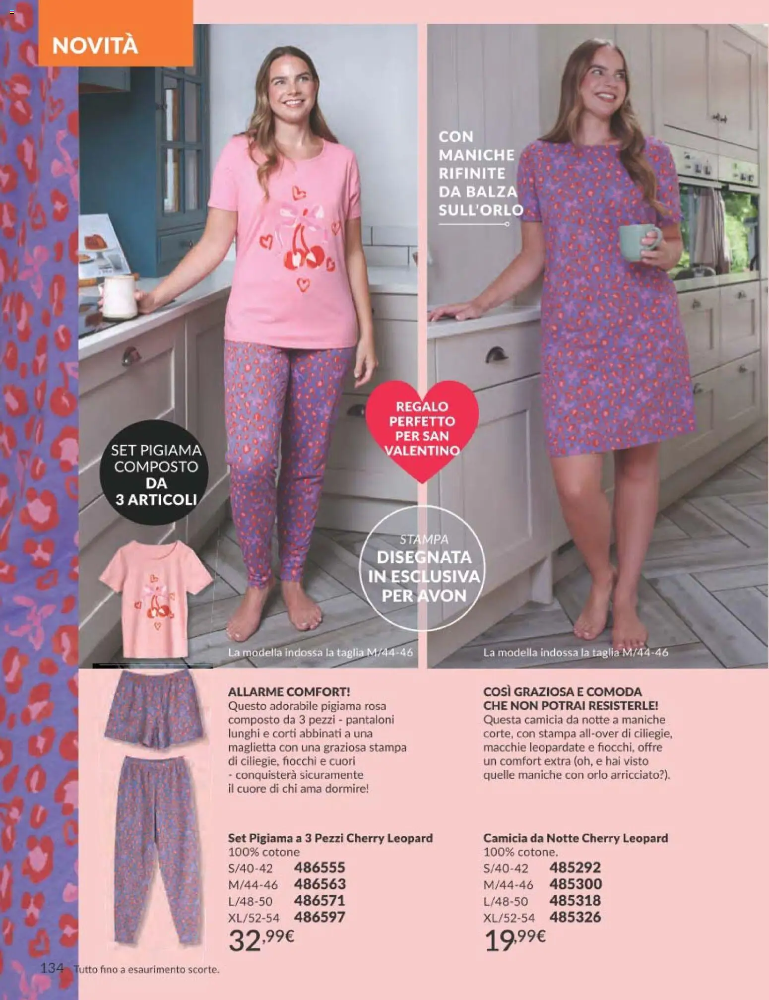 Volantino Avon del 01.02.2026 | Pagina: 134 | Prodotti: Camicia, Pantaloni, Fiocchi, Pigiama