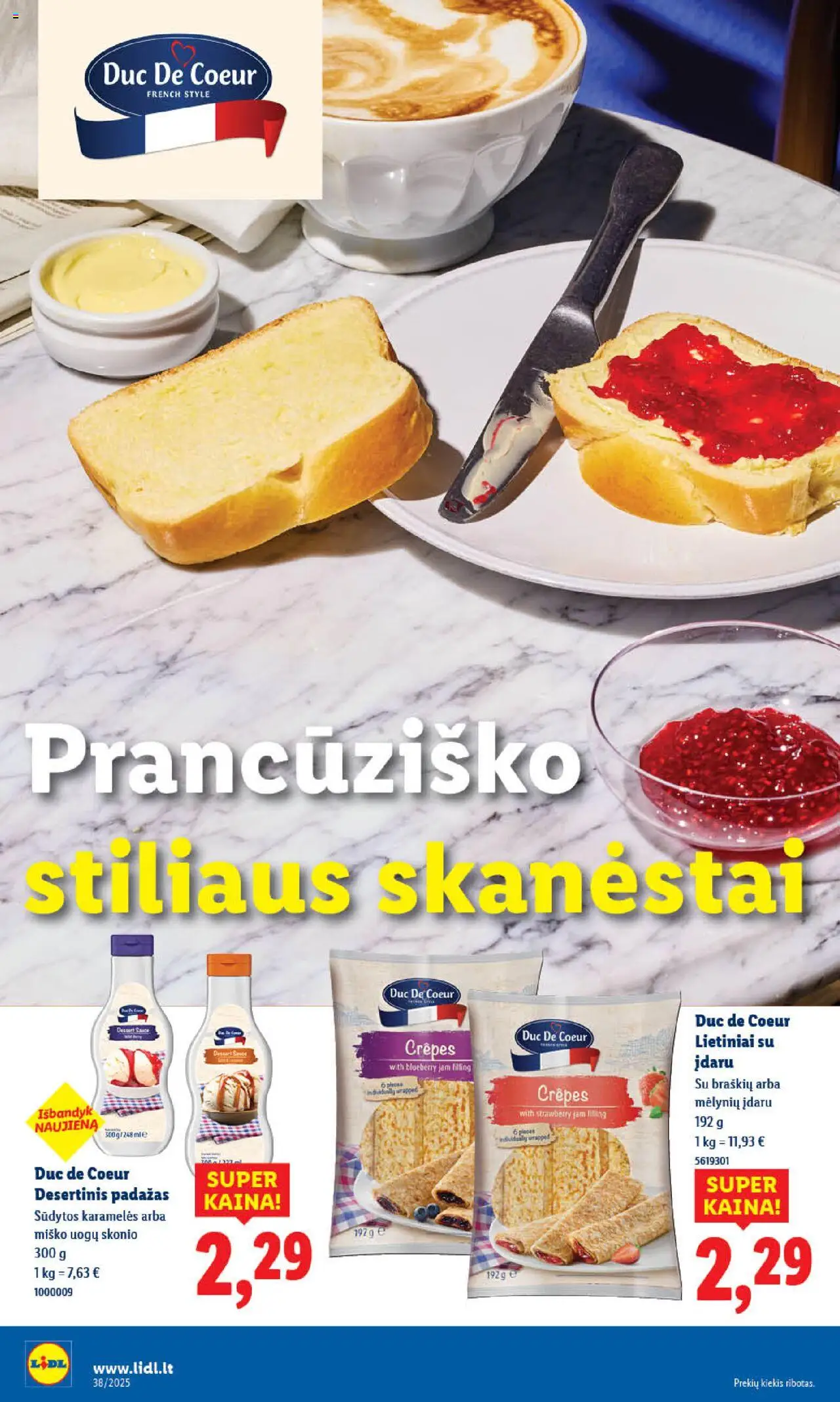 LIDL akcijos nuo 15.09.2025 | Puslapis: 18 | Prekių: Padažas
