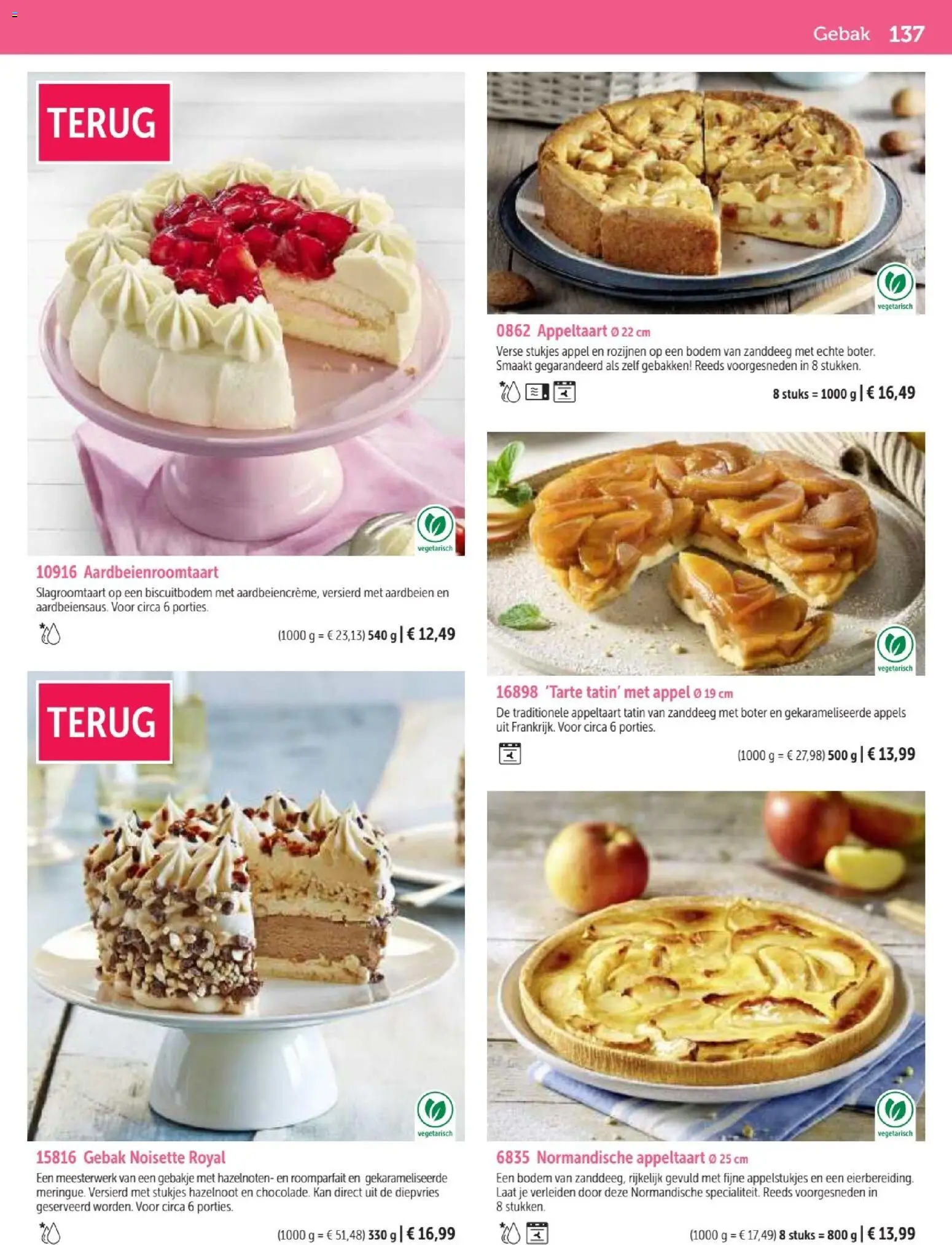 {H1} | Pagina: 137 | Producten: Appels, Aardbeien, Rozijnen, Appel