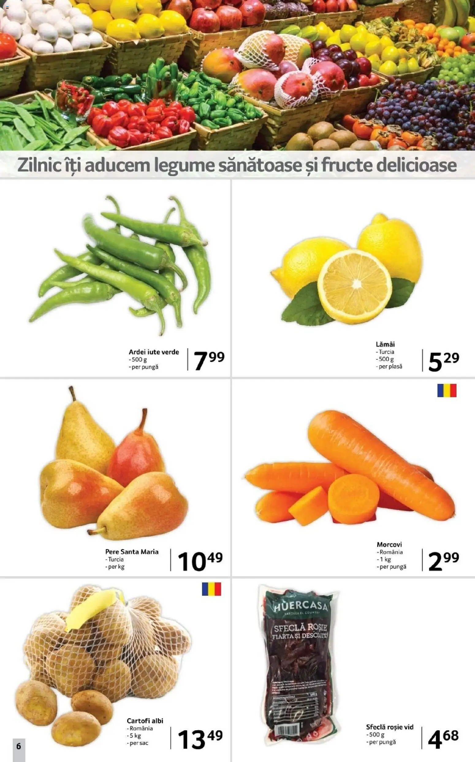 Noul catalog Selgros – valabil de la 12.12.2025 | Pagină: 6 | Produse: Pungă, Ardei iute, Cartofi, Fructe