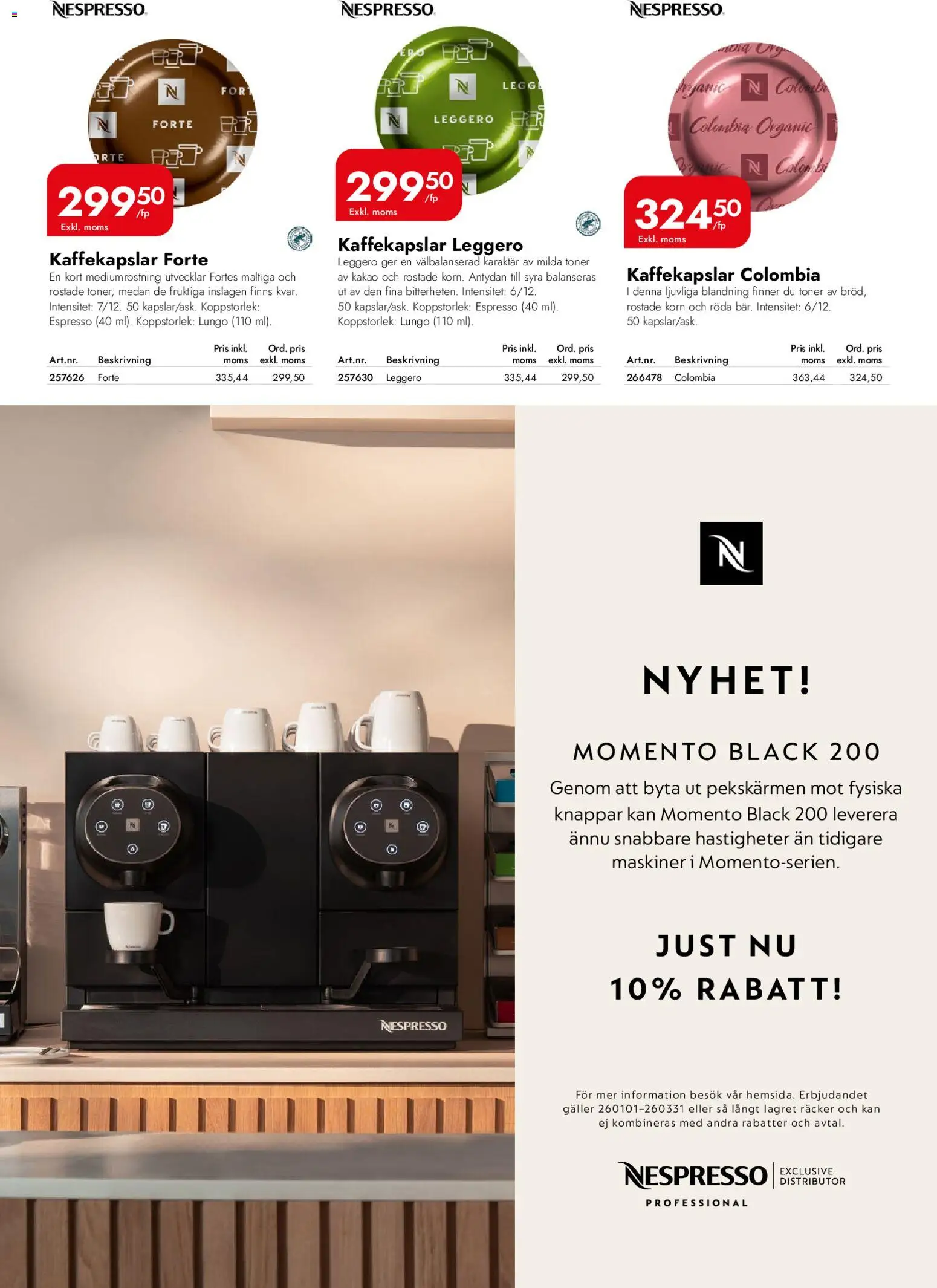 Lyreco reklamblad aktuell från 12.01.2026 | Sida: 29 | Produkter: Galler, Kaffekapslar