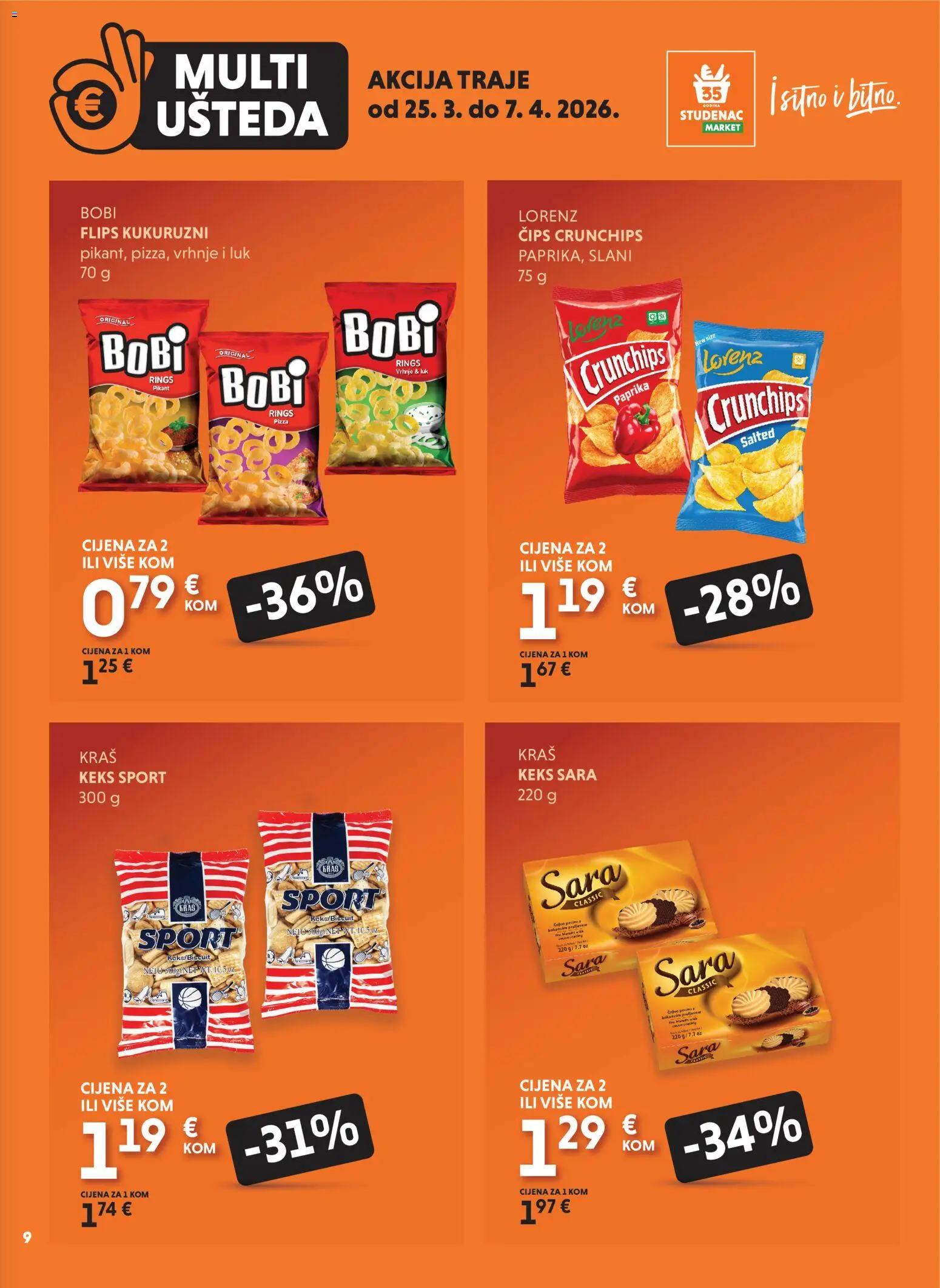 Studenac katalog | vrijedi od 25.03.2026 | Stranica: 9