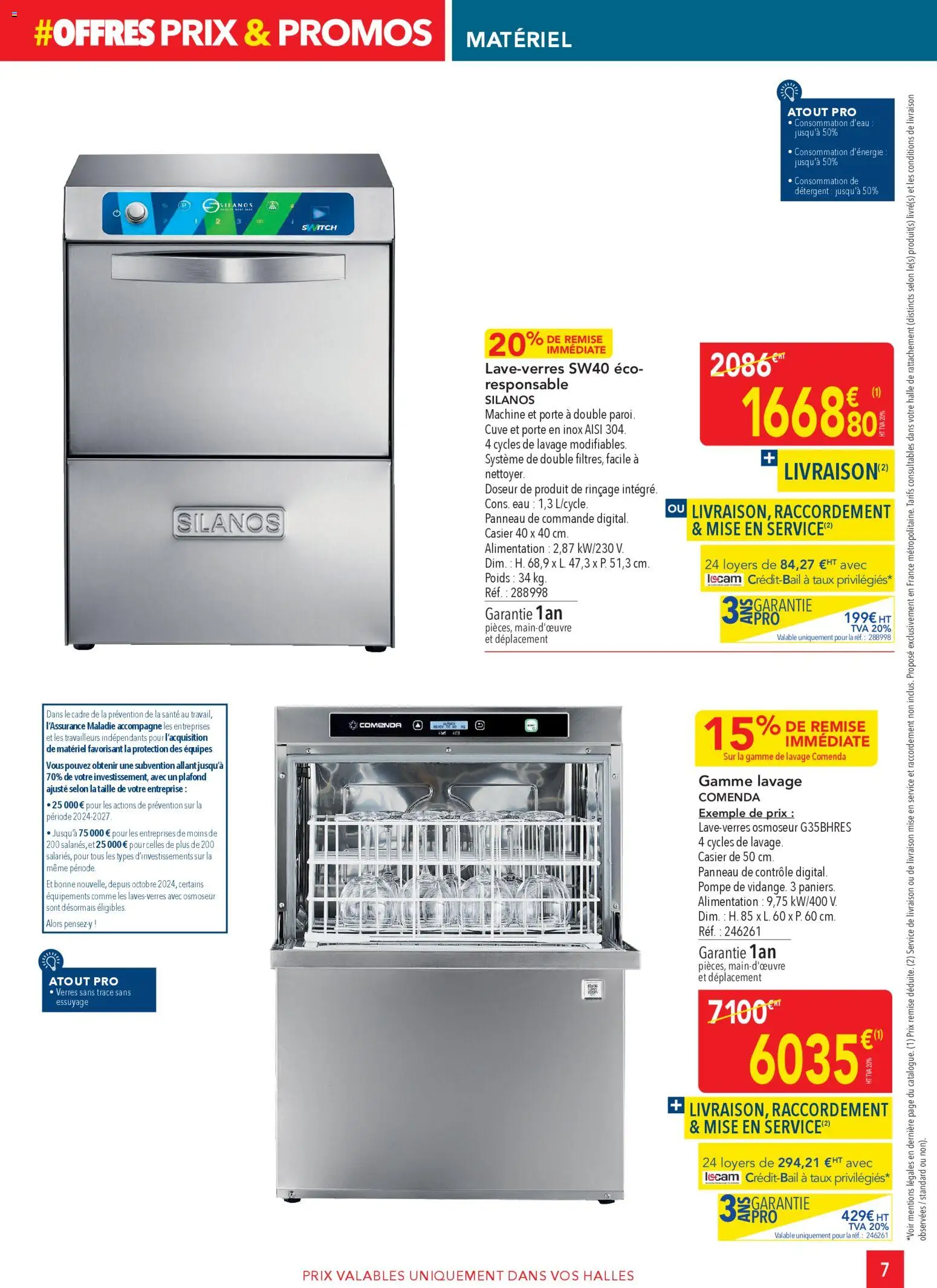 {H1} | Page: 7 | Produits: Poids, Porte, Détergent, Cadre