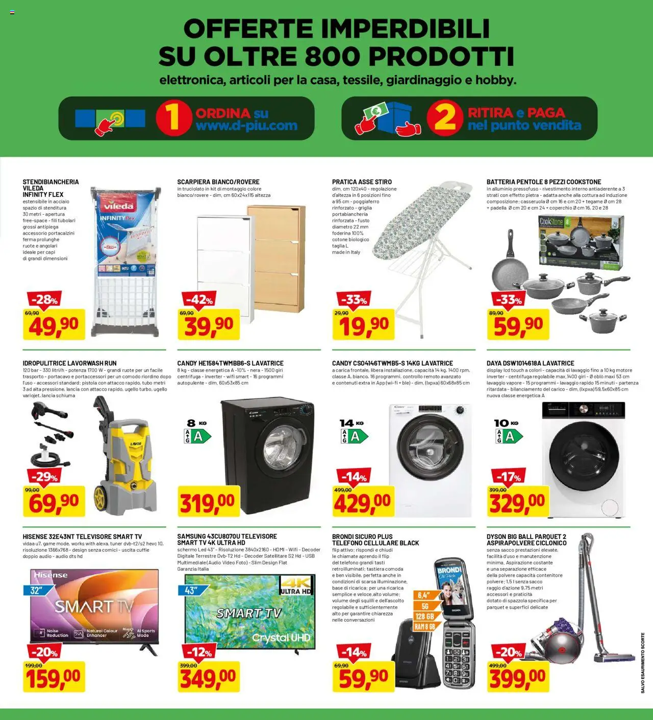 Volantino D Più del 04.08.2025 | Pagina: 19 | Prodotti: Cellulare, Aspirapolvere, Batteria, Samsung