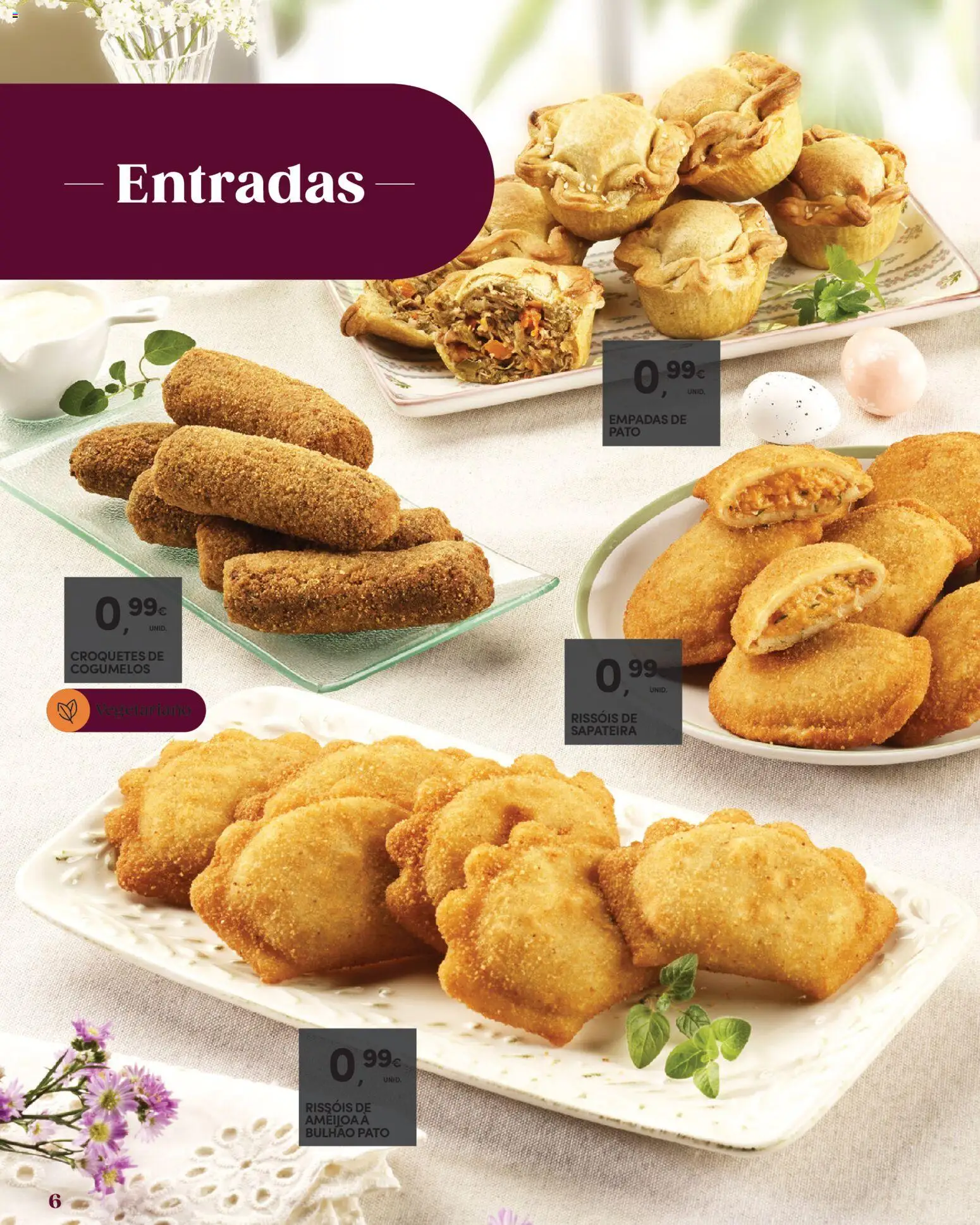 Continente - Catálogo Take Away Páscoa │ válido de 17.03.2026 | Página: 6 | Produtos: Sapateira, Cogumelos