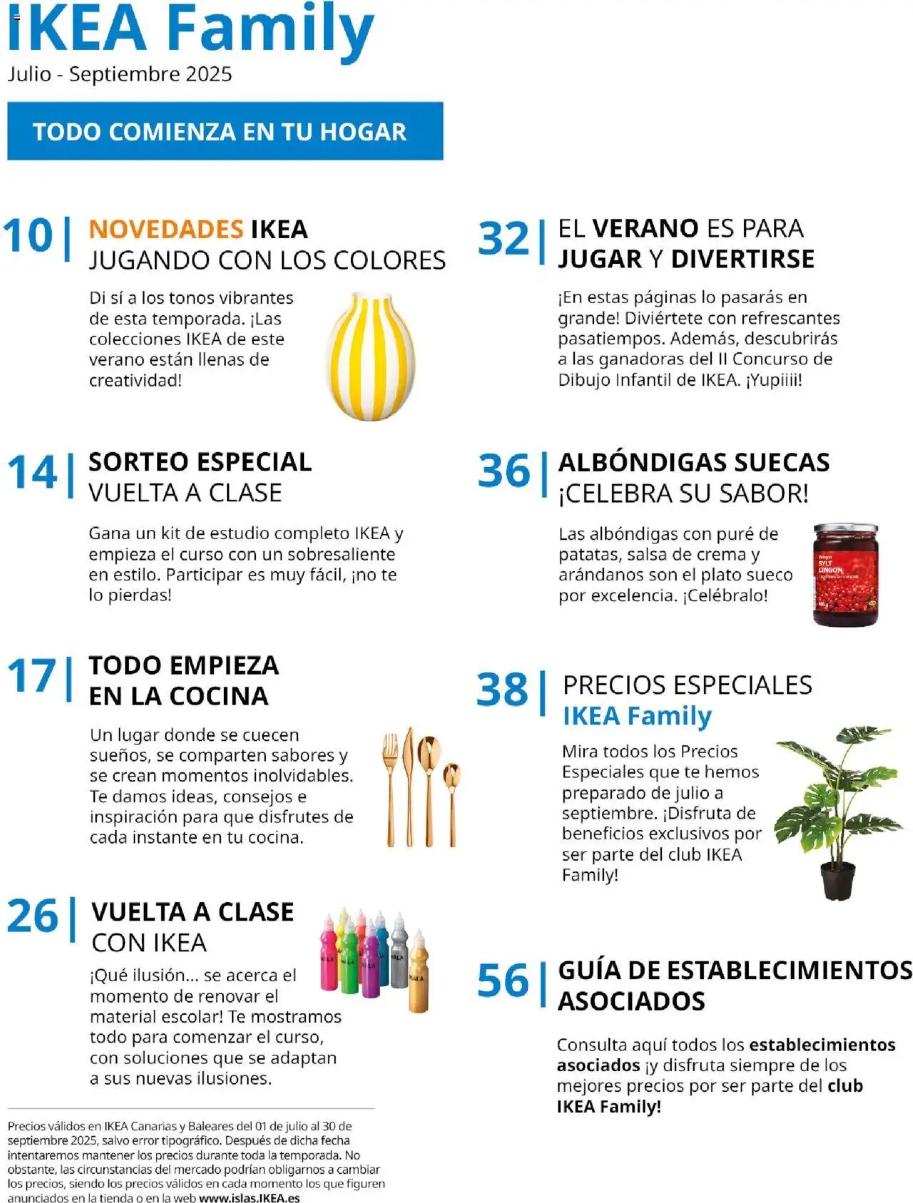 Catálogo IKEA Family Mallorca │ válido desde el 01.07.2025 | Página: 6 | Productos: Crema, Té, Cocina