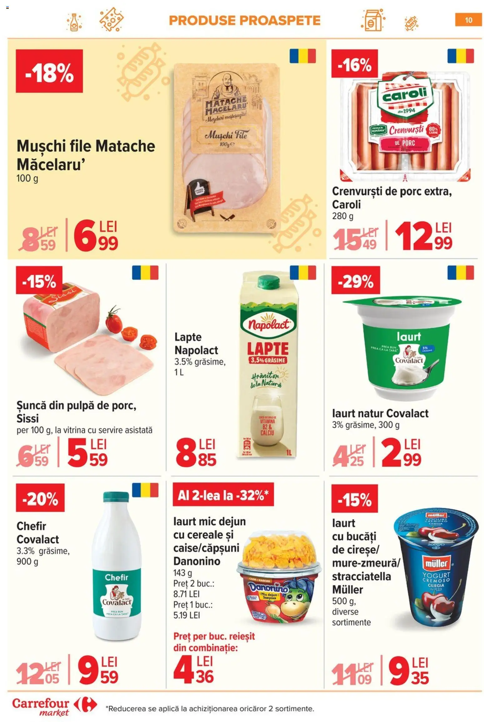Noul catalog Carrefour – valabil de la 25.02.2026 | Pagină: 13 | Produse: Alune, Mozzarella, Ouă, Pizza