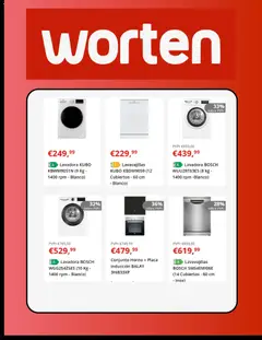 Vista previa Worten folleto válido desde el 27.01.2026 | Página: 2 | Productos: Lavadora, Horno, Lavavajillas