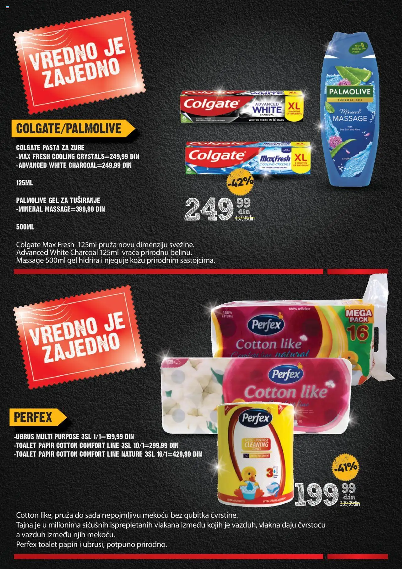 Idea katalog - važi od 24.07.2025 | Strana: 17 | Proizvode: Palmolive, Ubrus, Gel za tuširanje, Pasta za zube