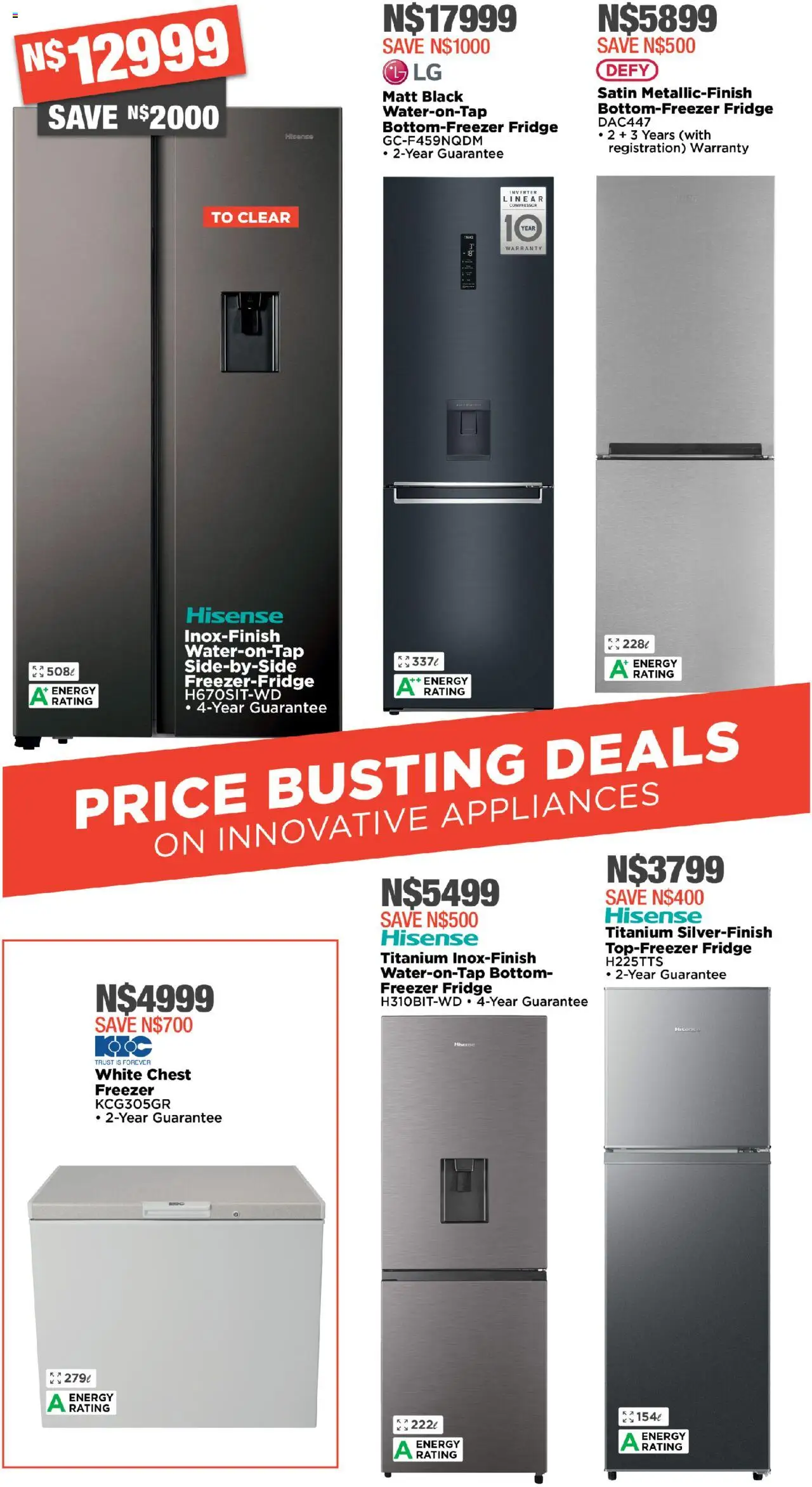 New House and Home catalogue – valid from 06.10.2025 | Page: 2 | Products: Freezer, Freezer fridge, Fridge, Chest freezer