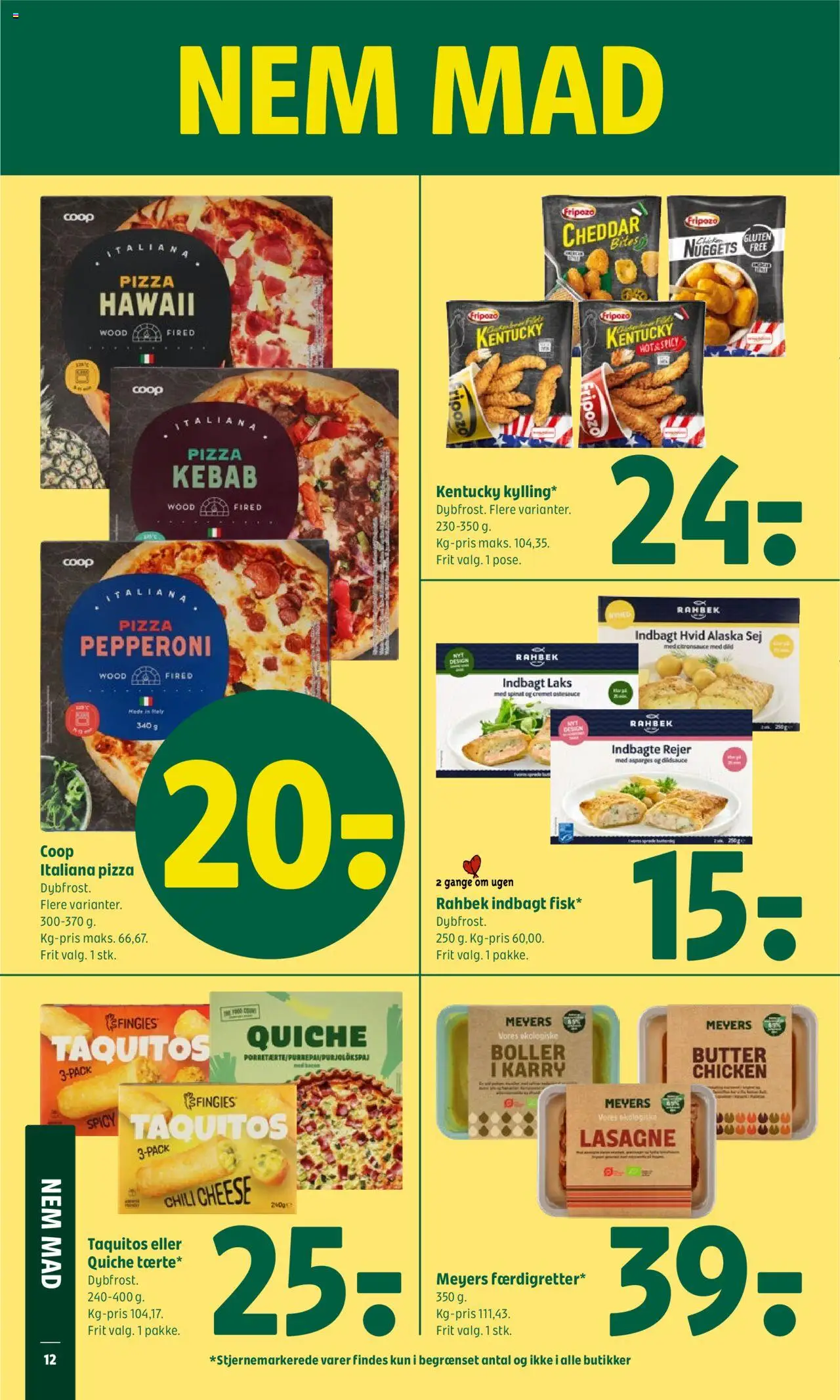 Coop 365 Tilbudsavis gyldig fra 21.08.2025 | Side: 18 | Produkter: Cheddar, Pizza, Spinat, Asparges