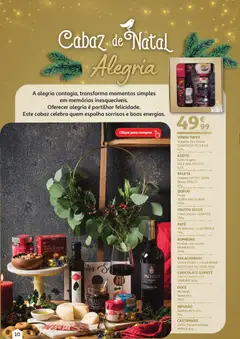Pré-visualização Auchan - Cabazes de Natal válido de 01.11.2025 | Página: 10 | Produtos: Azeite, Castanhas, Queijo, Vinho tinto