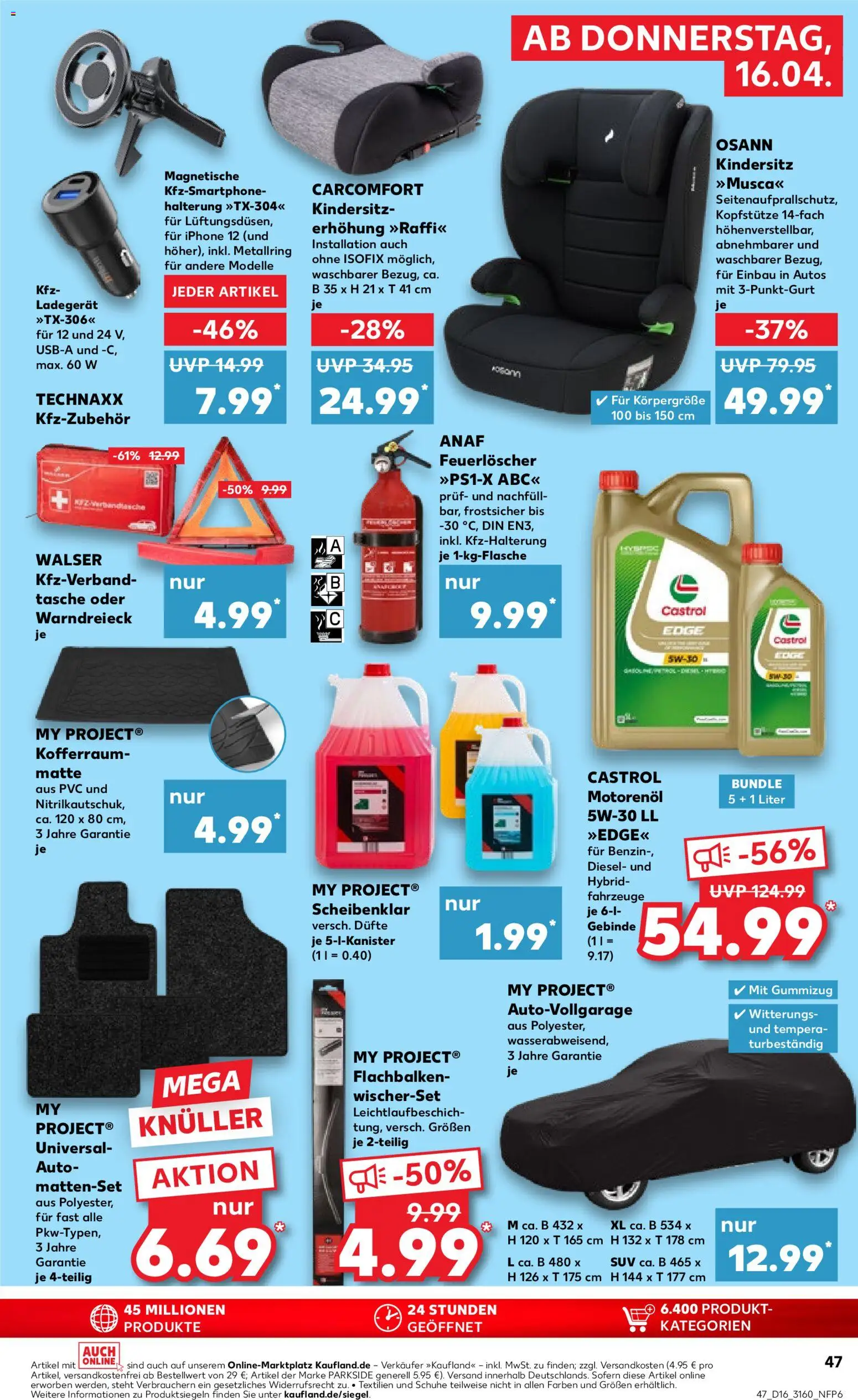 Kaufland Prospekt Jena	 – gültig ab 16.04.2026 | Seite: 47 | Produkte: Tasche, Iphone, Ladegerät