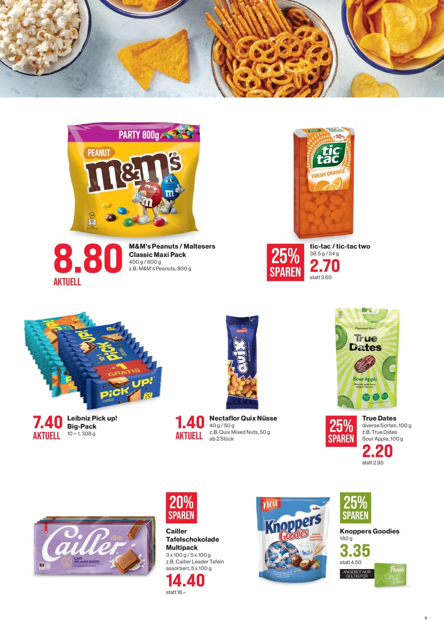 SPAR Aktionen – gültig ab 22.01.2026 | Seite: 7 | Produkte: Nüsse, Apple