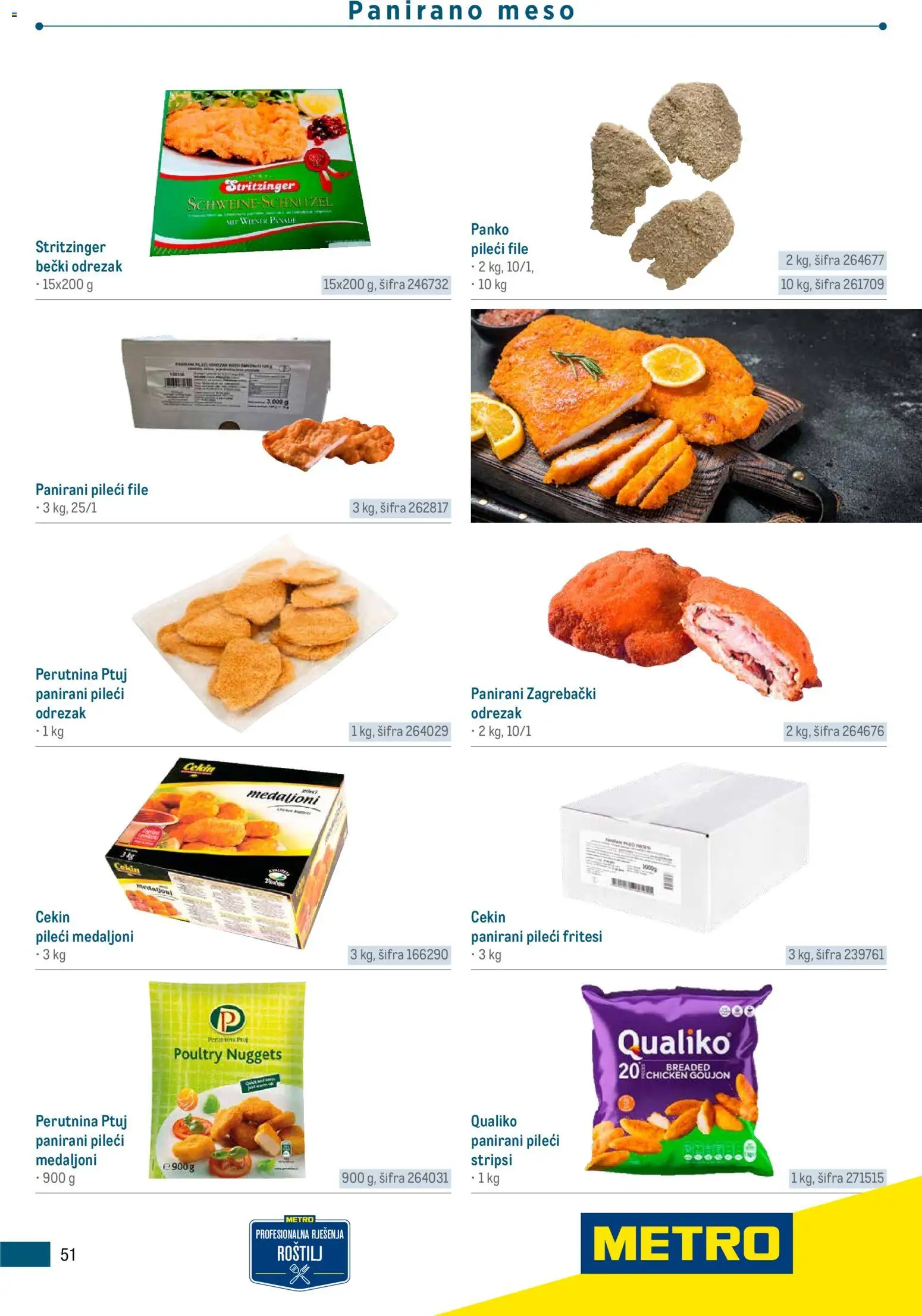 Metro katalog | vrijedi od 05.03.2026 | Stranica: 51 | Proizvodi: Roštilj, Pileći file, Meso, Perutnina Ptuj
