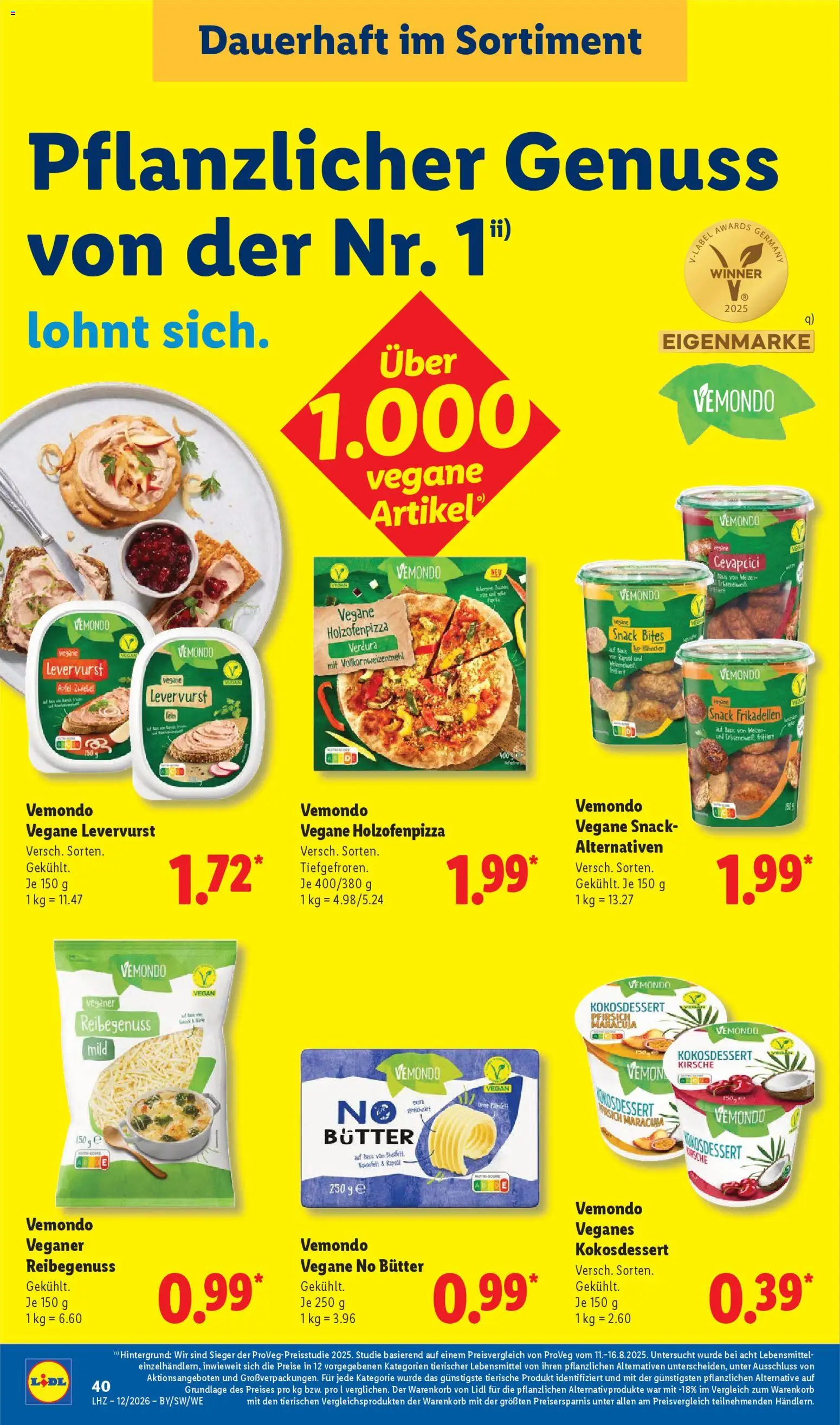 Lidl Prospekt München – gültig ab 16.03.2026 | Seite: 62 | Produkte: Butter, Rapsöl, Cevapcici
