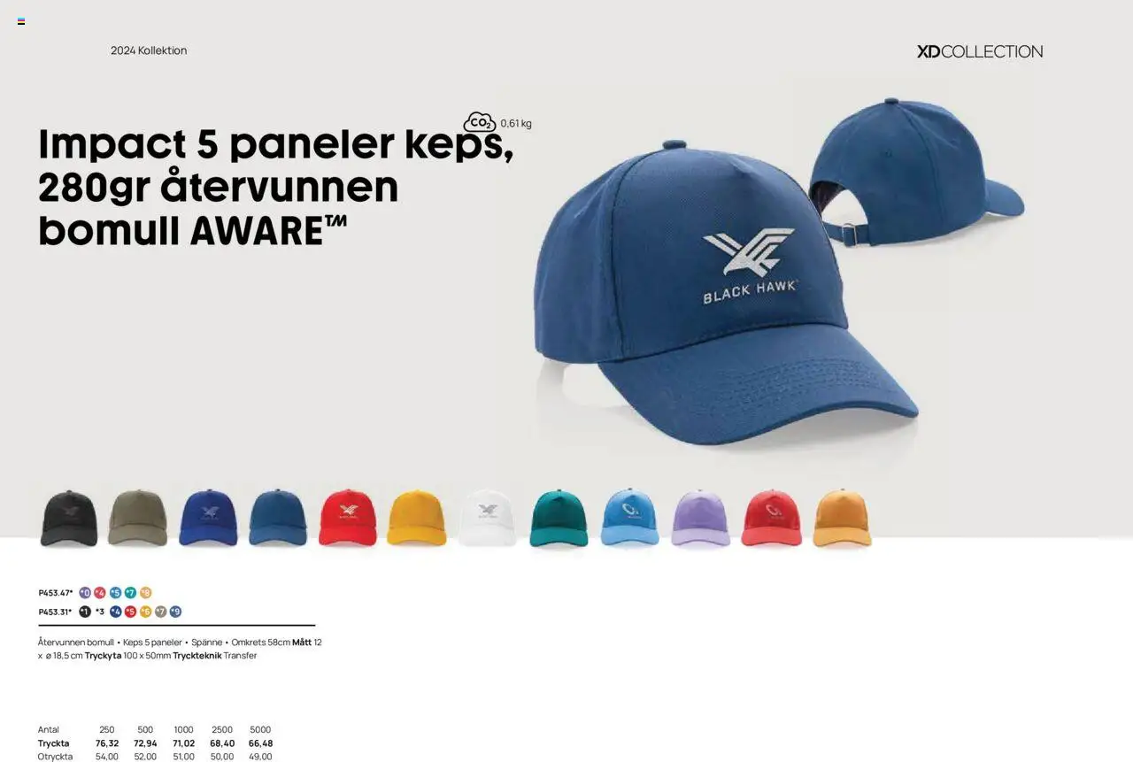 Lyreco reklamblad aktuell från 12.03.2024 | Sida: 34 | Produkter: Keps