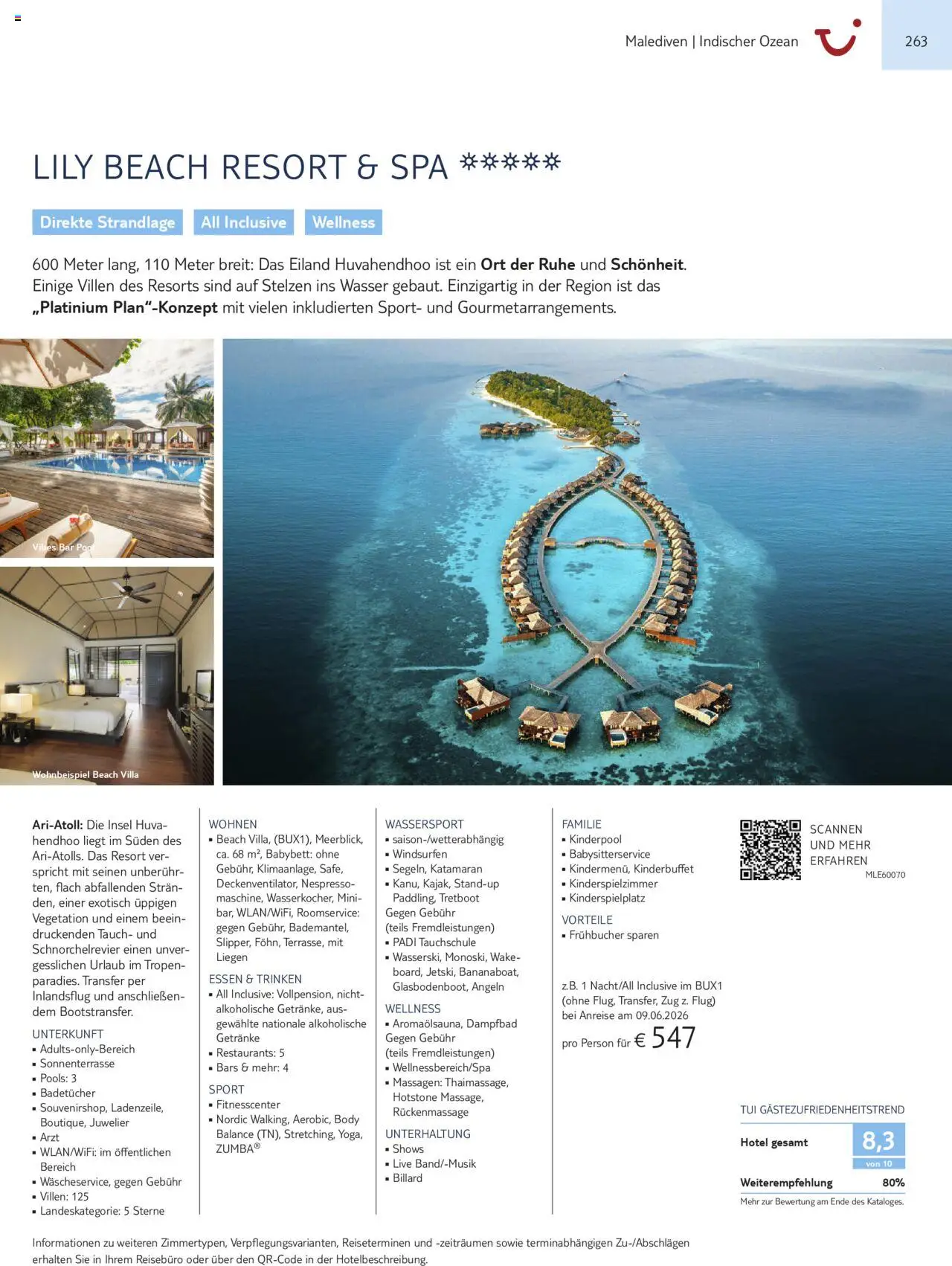 Aida - Asien, Afrika, Orient & Indischer Ozean 2025/26 – gültig ab 01.11.2025 | Seite: 263 | Produkte: Babybett, Wasser