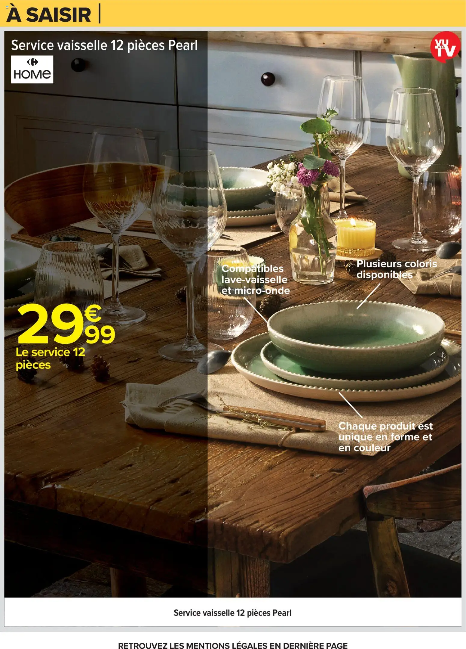 {H1} | Page: 62 | Produits: Service vaisselle