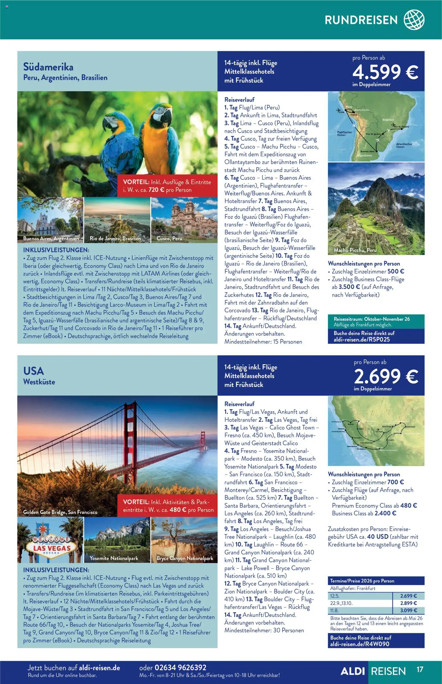 Aldi Reisen Prospekt 	 – gültig ab 01.03.2026 | Seite: 17 | Produkte: Uhr