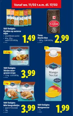1001 Delights Kruiden op oosterse wijze, verschillende soorten, 60 g - 85 g - Voorbeeld van een folder van Lidl, geldig van 11.02.2026 | Pagina: 31