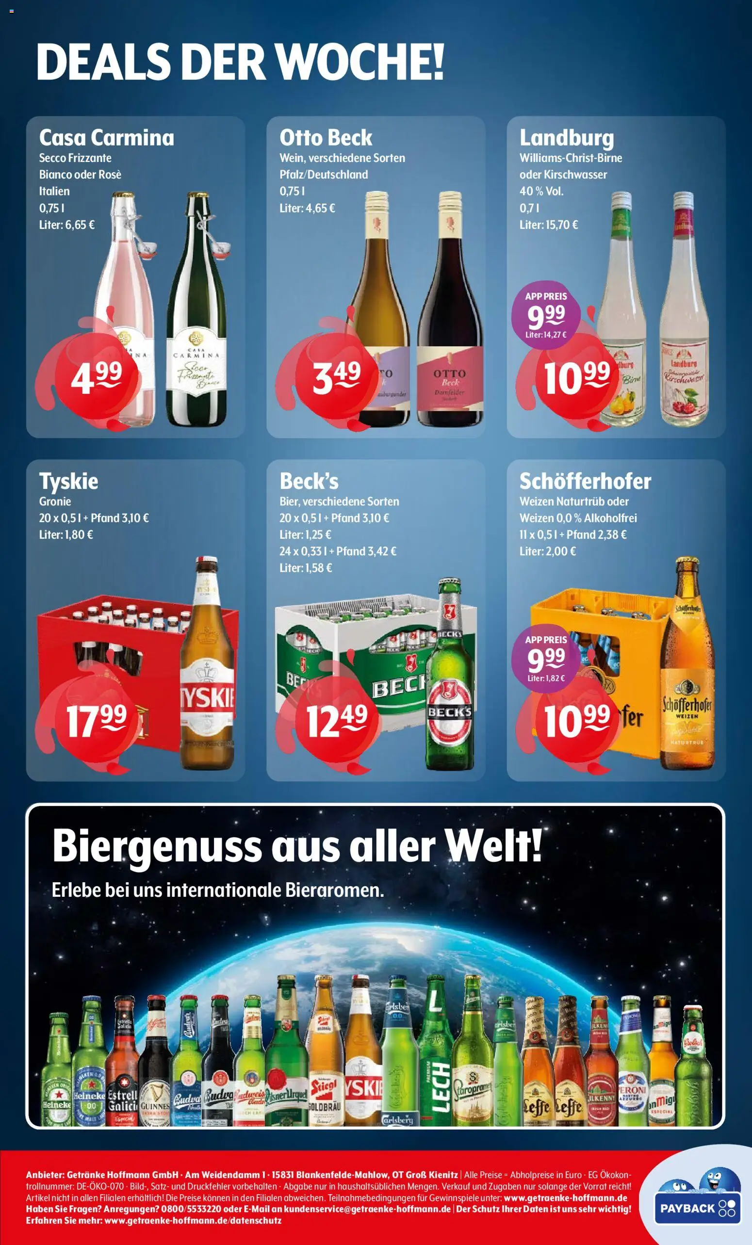 Getränke Hoffmann - Nordrhein - Westfalen – gültig ab 16.02.2026 | Seite: 8 | Produkte: Tyskie, Carlsberg