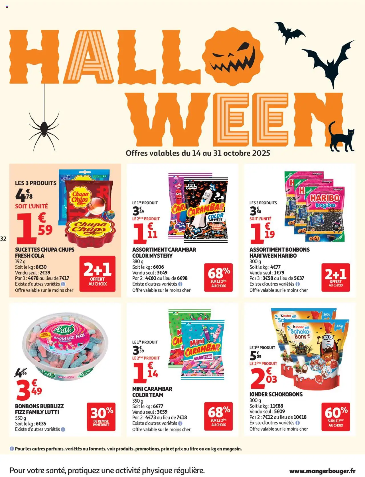 {H1} | Page: 32 | Produits: Bonbons, Chips, Gélatine