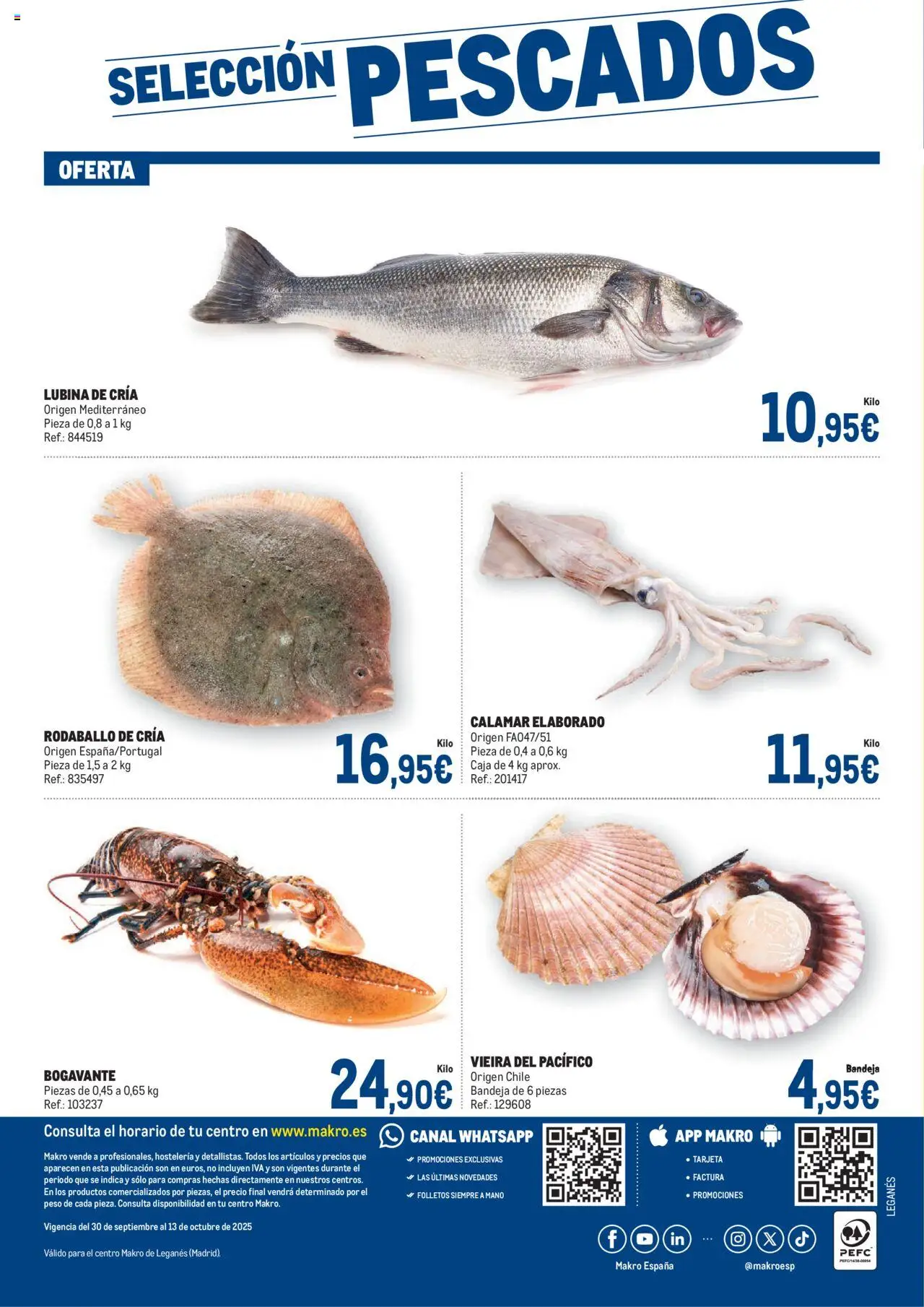 Makro - Fresco Leganés │ válido desde el 30.09.2025 | Página: 4 | Productos: Peso, Bandeja, Caja
