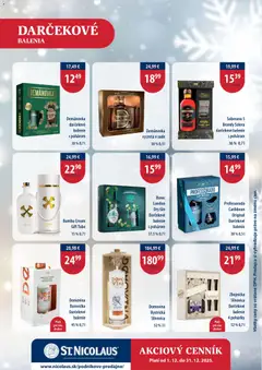 St. Nicolaus leták platný od 01.12.2025 | Strana: 3 | Produkty: Borovička, Soberano, Slivovica, Gin