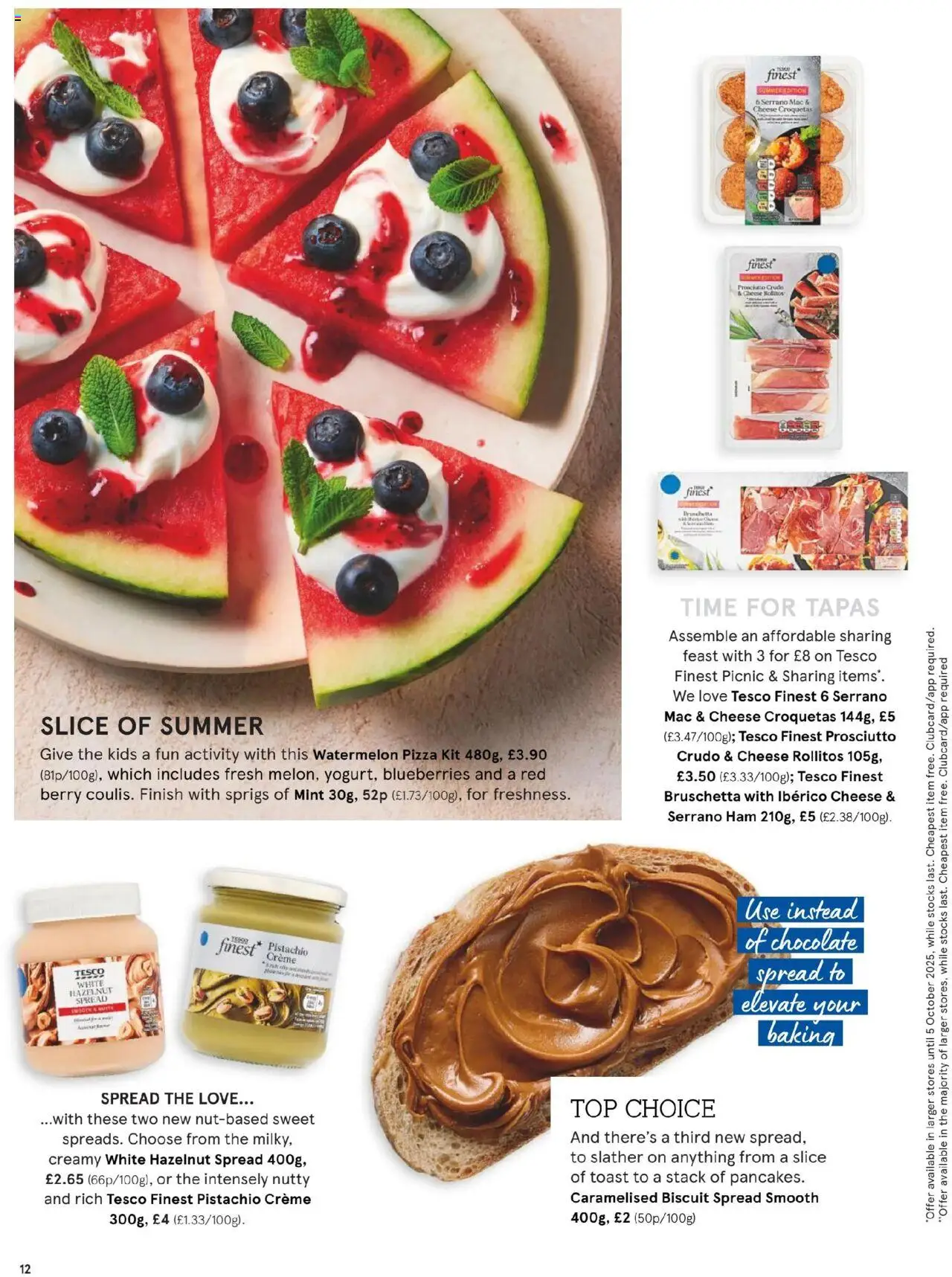  | Page: 12 | Products: Tapas, Chocolate, Pizza, Blueberries