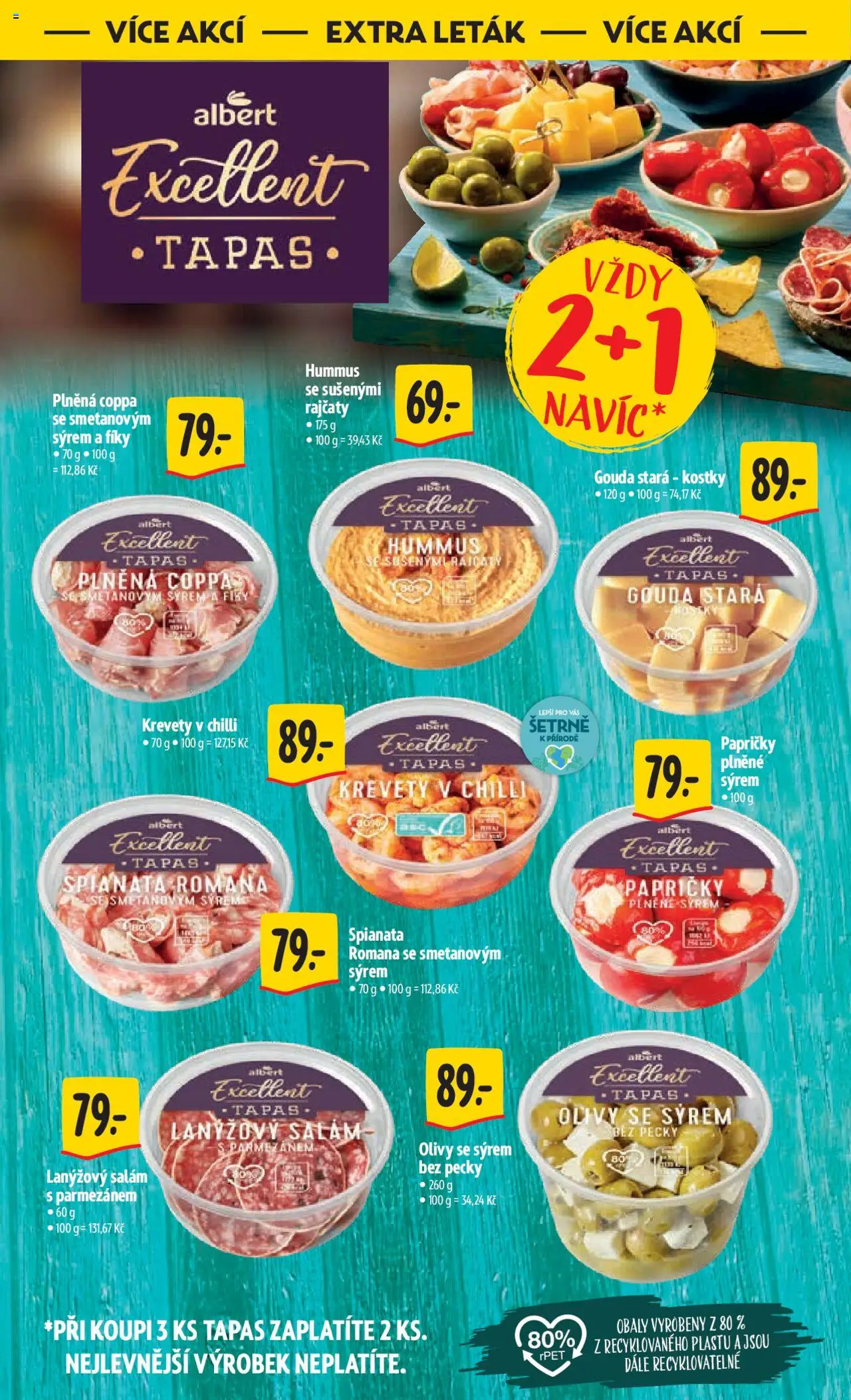 Albert leták - Hypermarket od 10.09.2025 | Strana: 49 | Produkty: Hummus, Salám, Olivy, Krevety