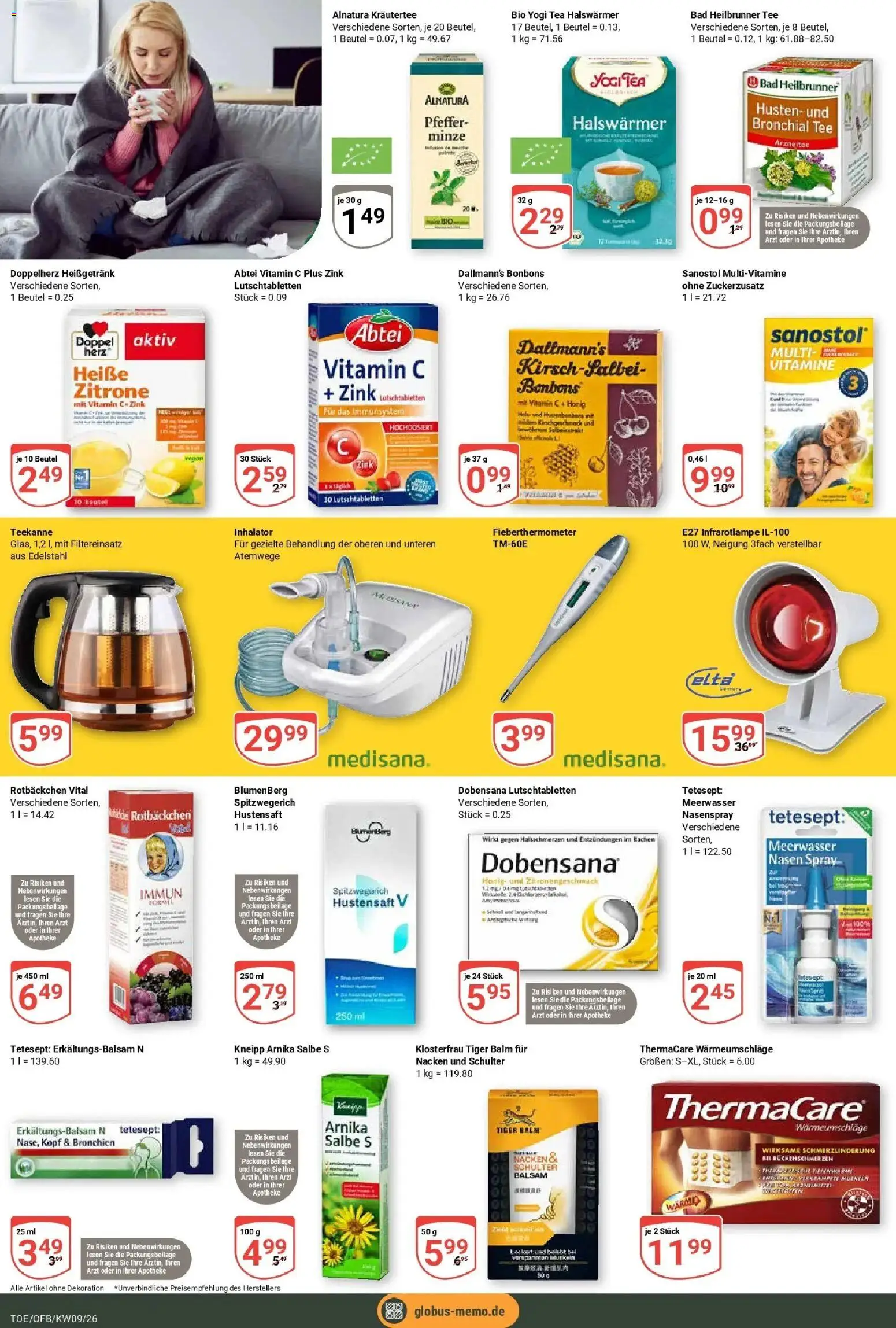 Globus Prospekt Tönisvorst – gültig ab 23.02.2026 | Seite: 12 | Produkte: Pfeffer, Zitrone, Teekanne, Tee