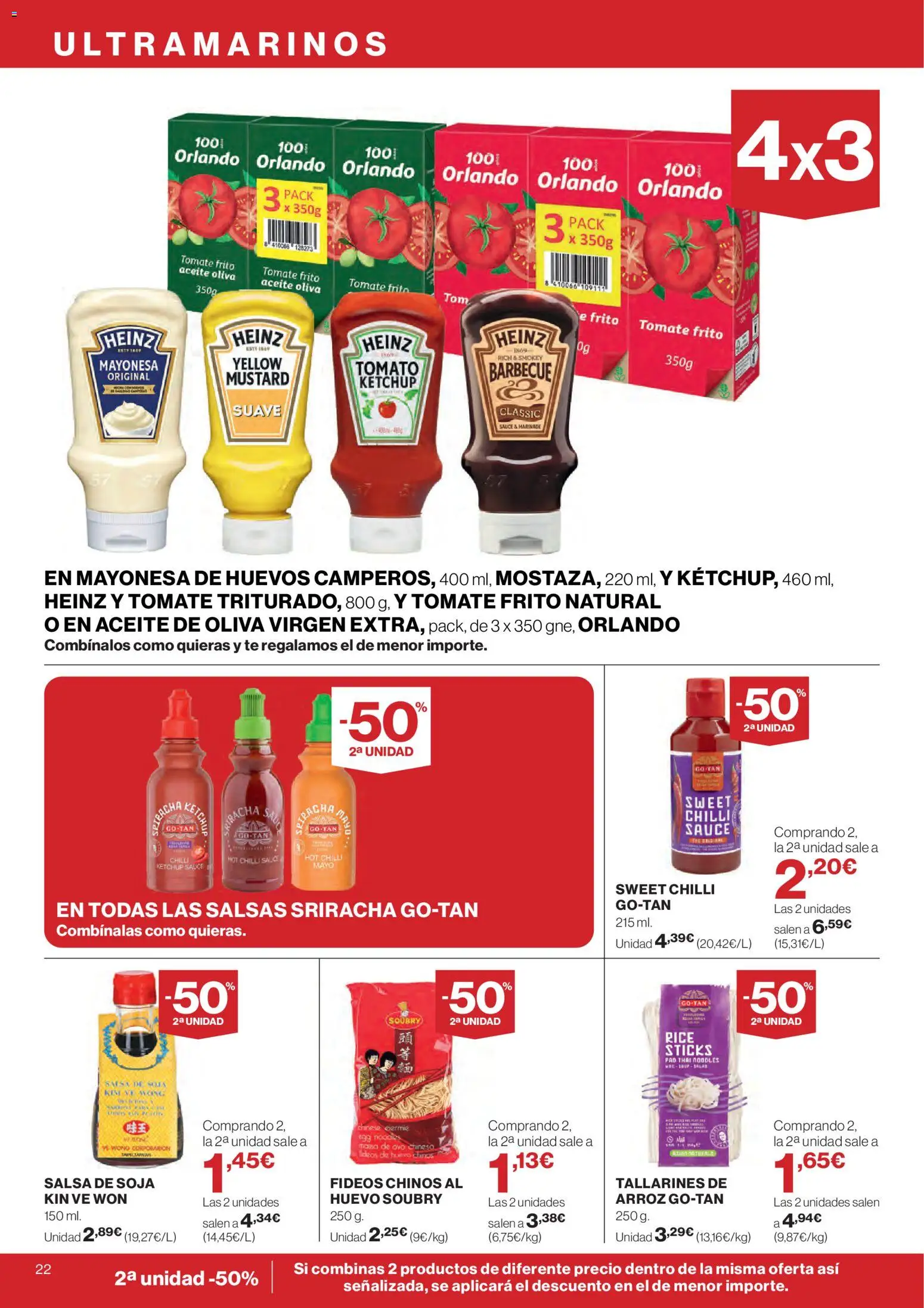 Hipercor catálogo │ válido desde el 07.01.2026 | Página: 22 | Productos: Fideos, Ξινό, Té, Οθόνη προβολής