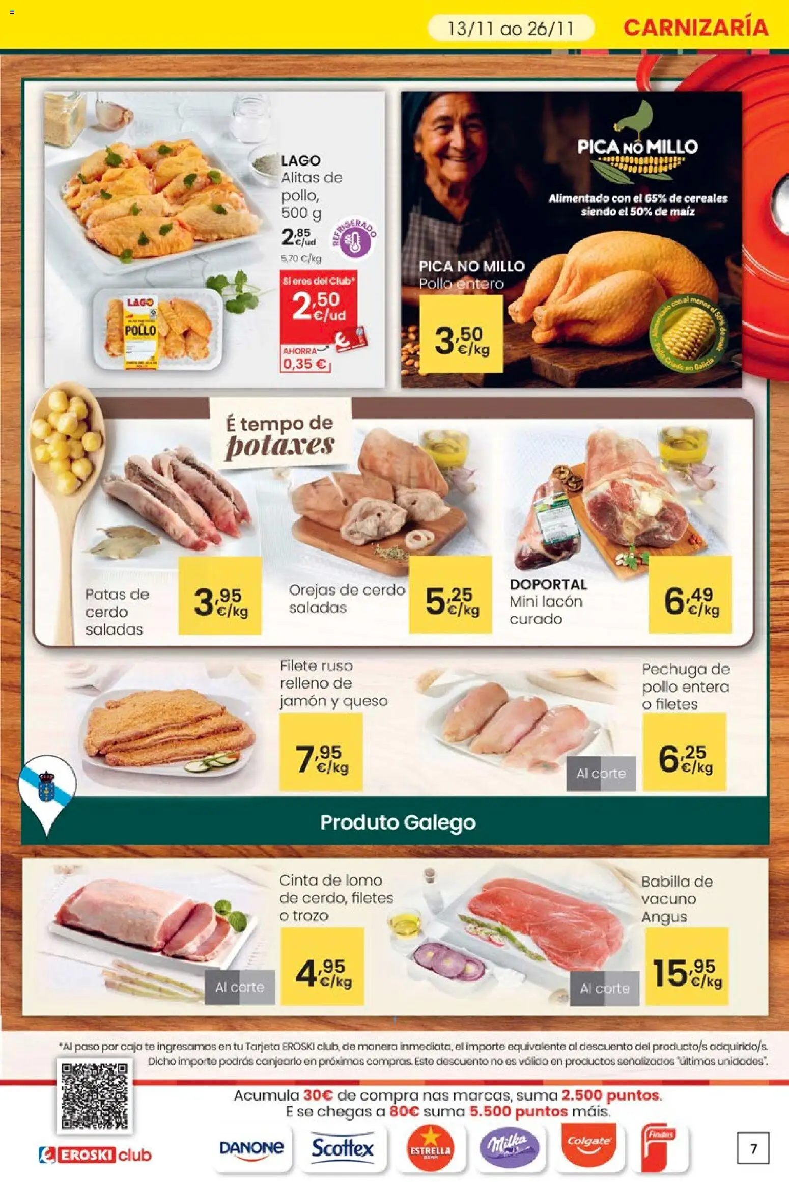 Eroski - Adiántate ao Nadal │ válido desde el 13.11.2025 | Página: 7 | Productos: Cerdo, Té, Filete, Caja