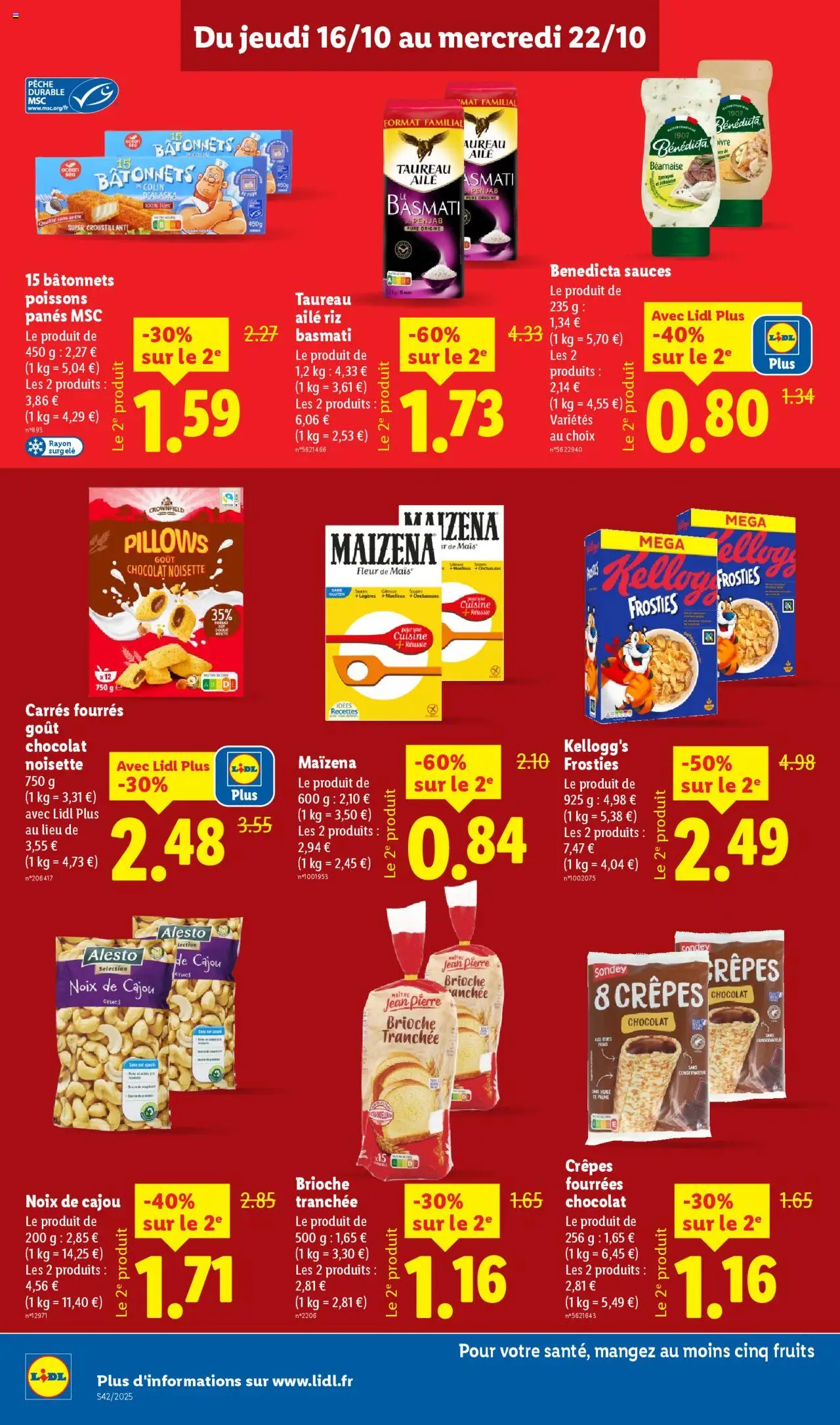 {H1} | Page: 12 | Produits: Noisette, Pêche, Riz, Biscuits