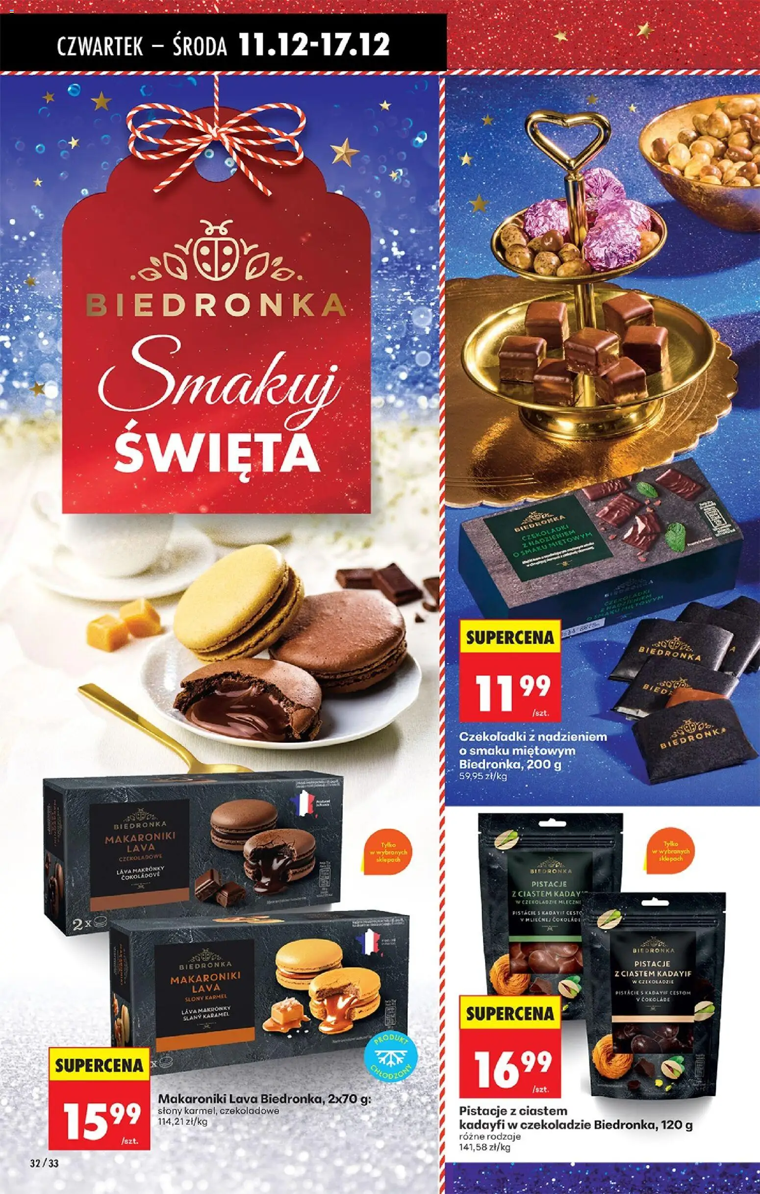 Biedronka gazetka - Oferta w tym tygodniu od 11.12.2025 | Strona: 40 | Produkty: Czekoladki
