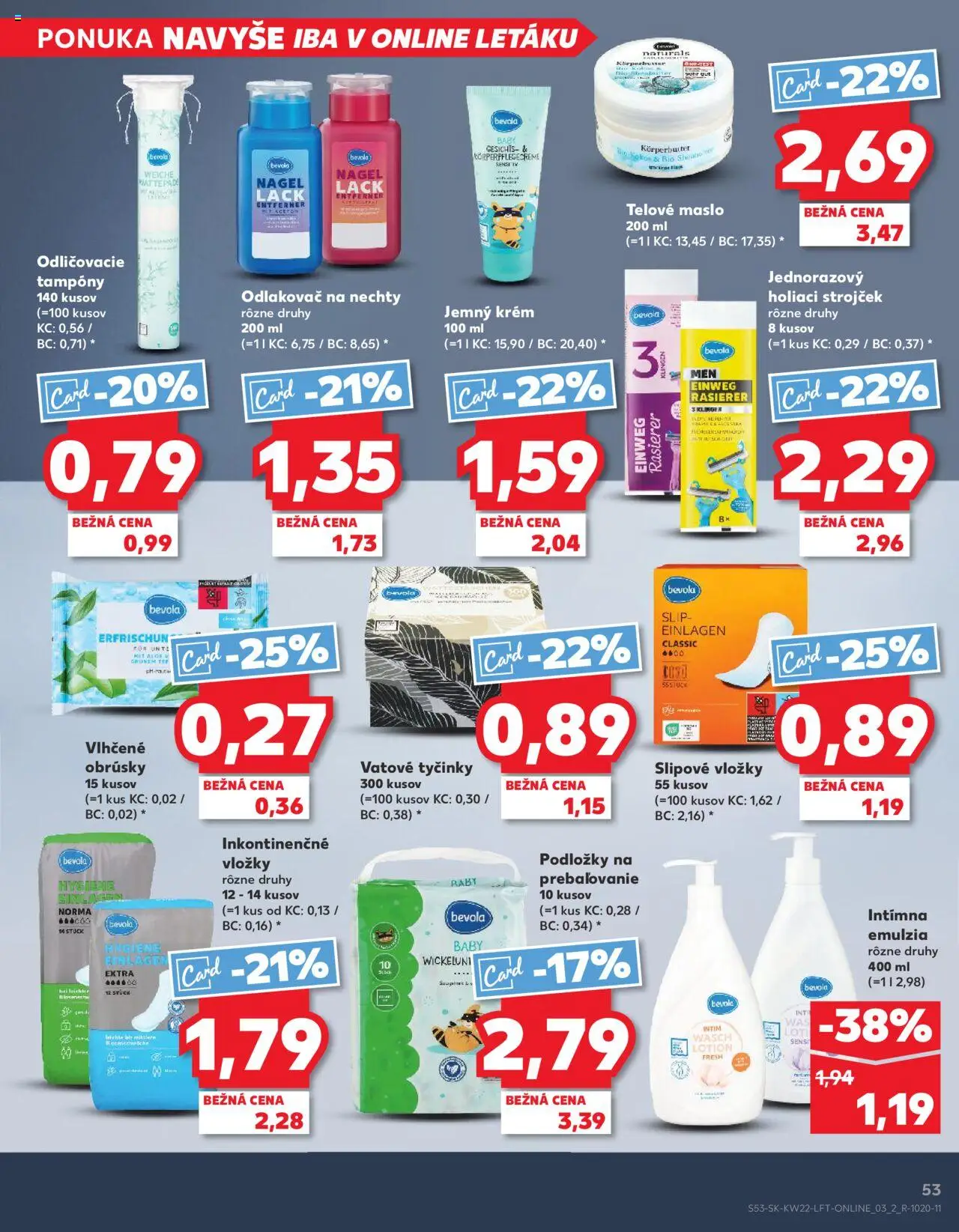 Nové Kaufland akcie – leták je platný od 29.05.2025 | Strana: 53 | Produkty: Strojček, Holiaci strojček