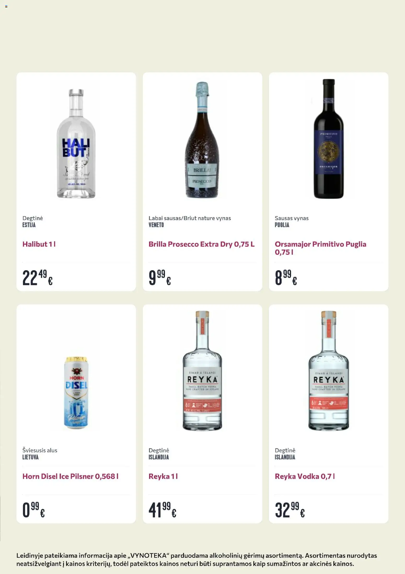 VYNOTEKA akcijos nuo 09.03.2026 | Puslapis: 2 | Prekių: Degtinė, Vynas, Alus