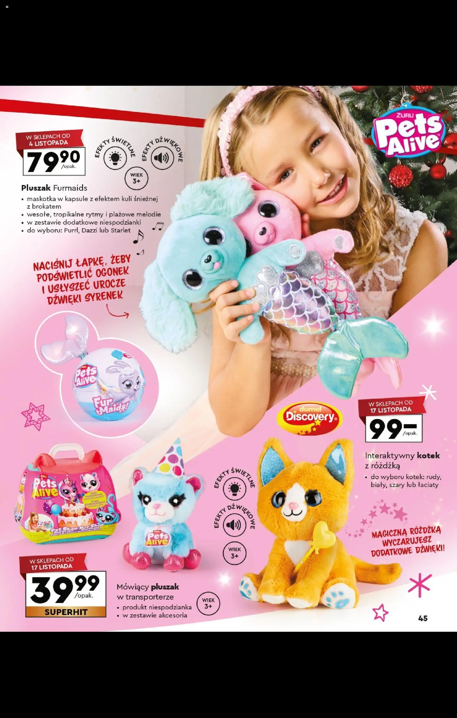 Biedronka gazetka - Kraina zabawek od 27.10.2025 | Strona: 45 | Produkty: Naciśnij