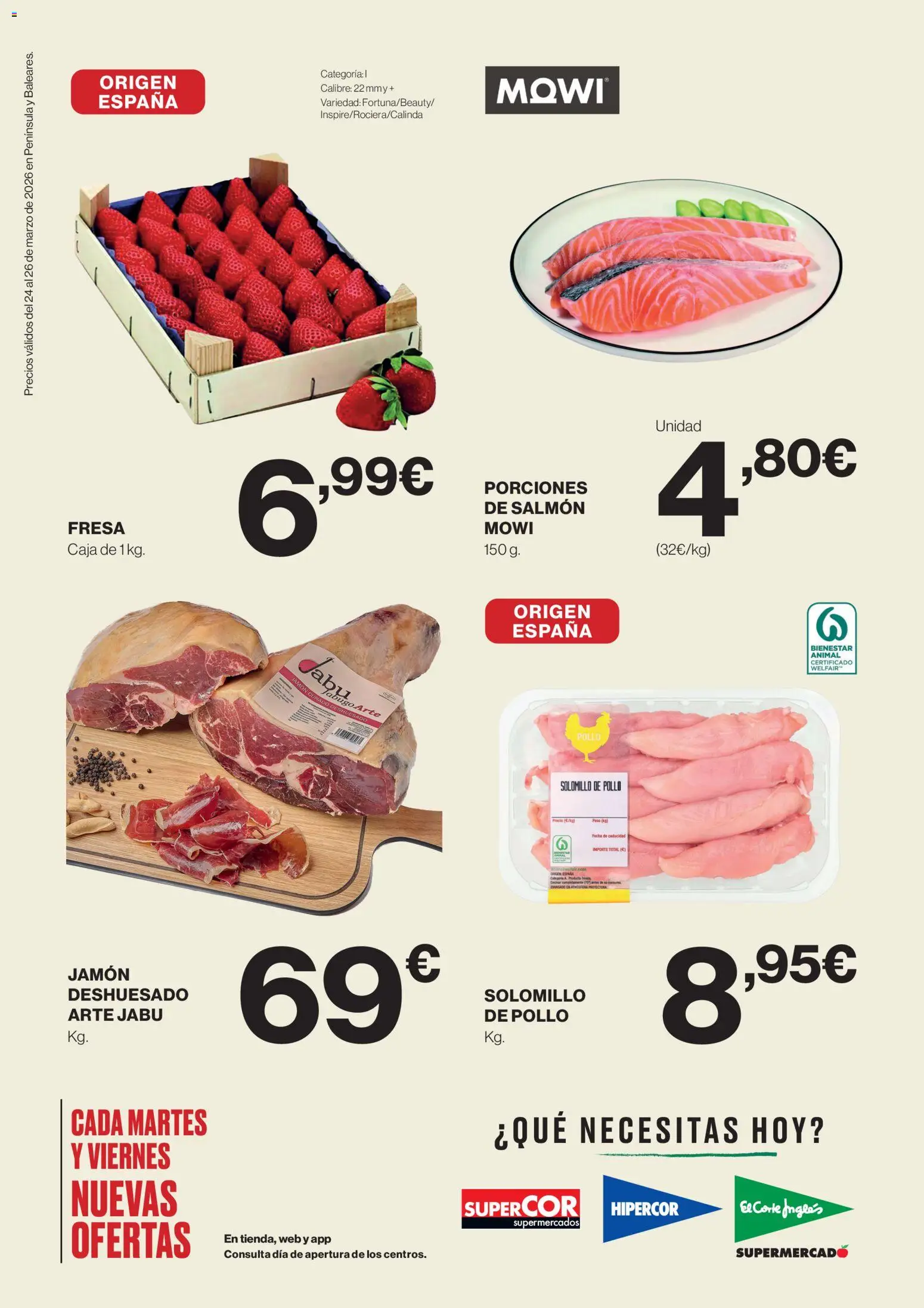 Hipercor catálogo │ válido desde el 24.03.2026 | Página: 2 | Productos: Jamón, Caja